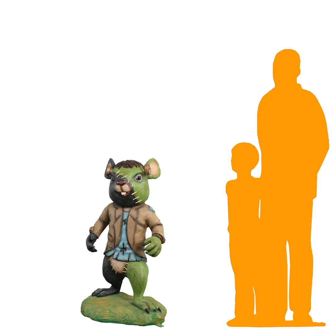 Frankenstein Monster Mouse Halloween Statue
