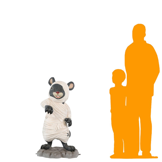 Mummy Mouse Halloween Statue