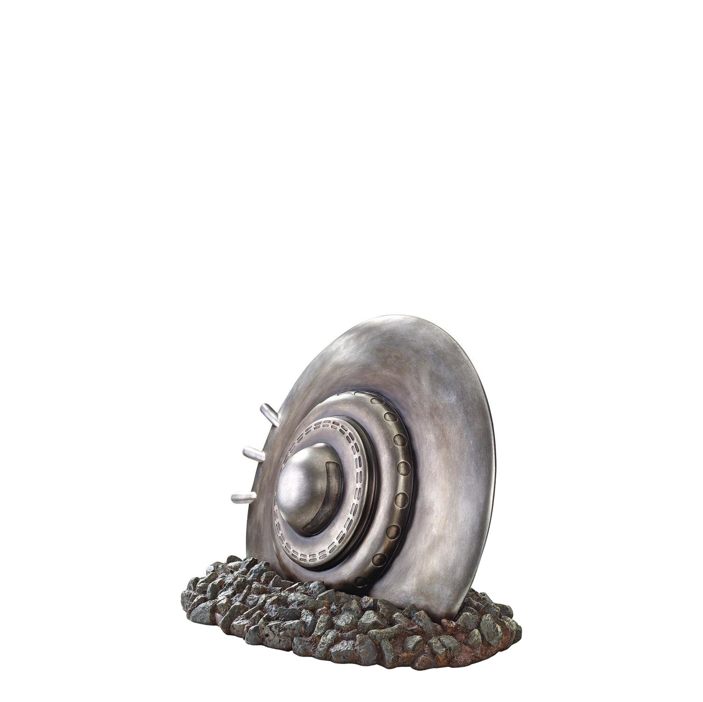Flying Saucer U.F.O Crash Landing Statue