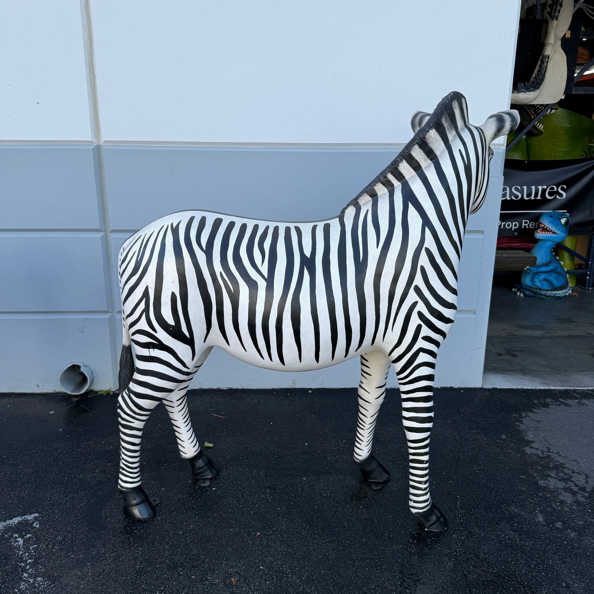 Zebra Life Size Statue A0219-110075-H