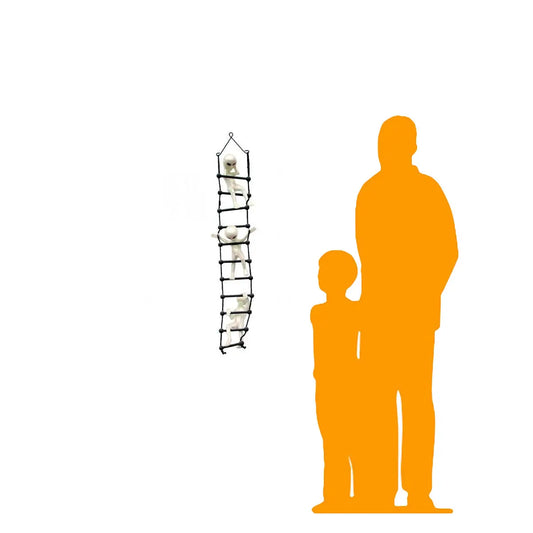 Alien on Rope Ladder Statue LS396-731-A
