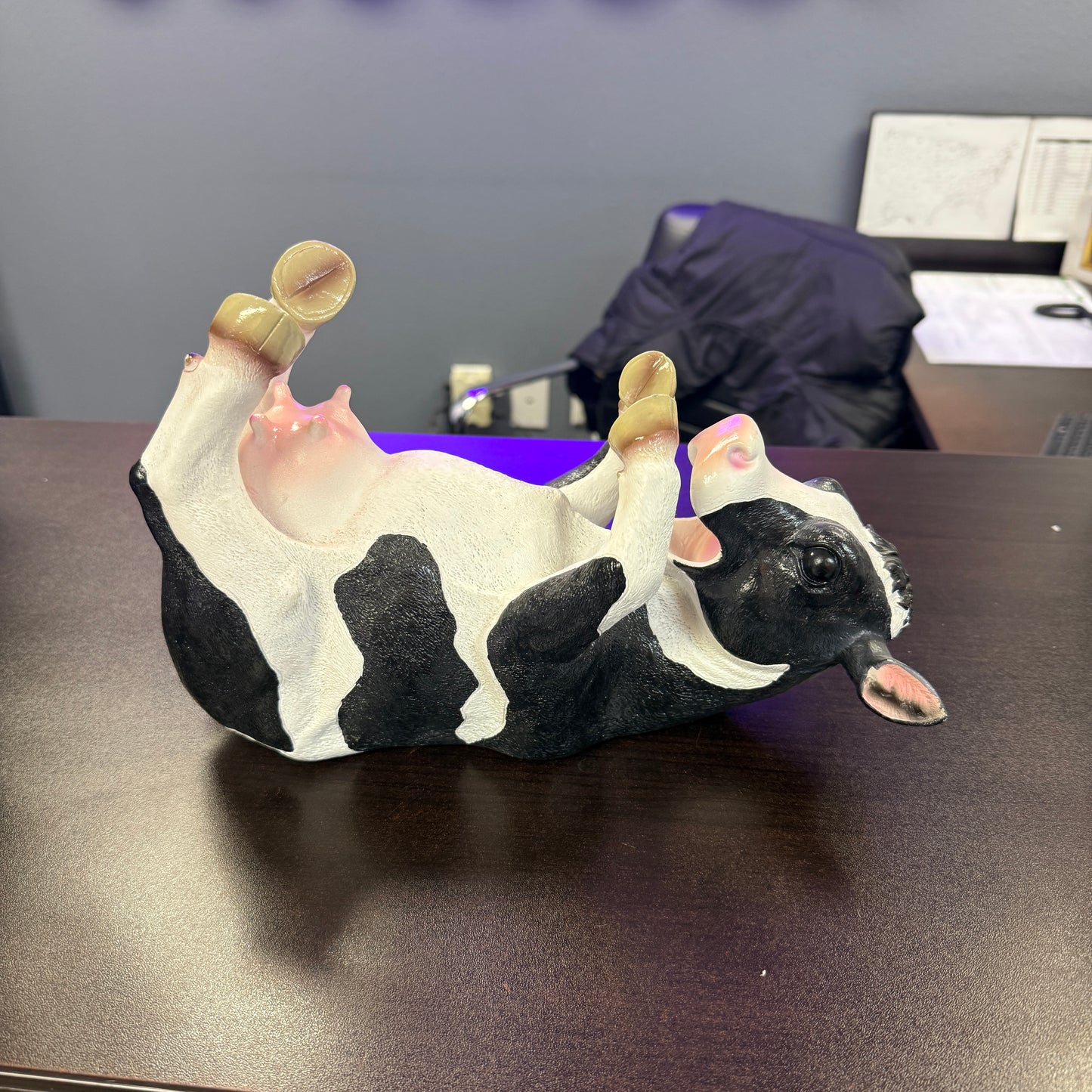 Cow Bottle Holder Statue