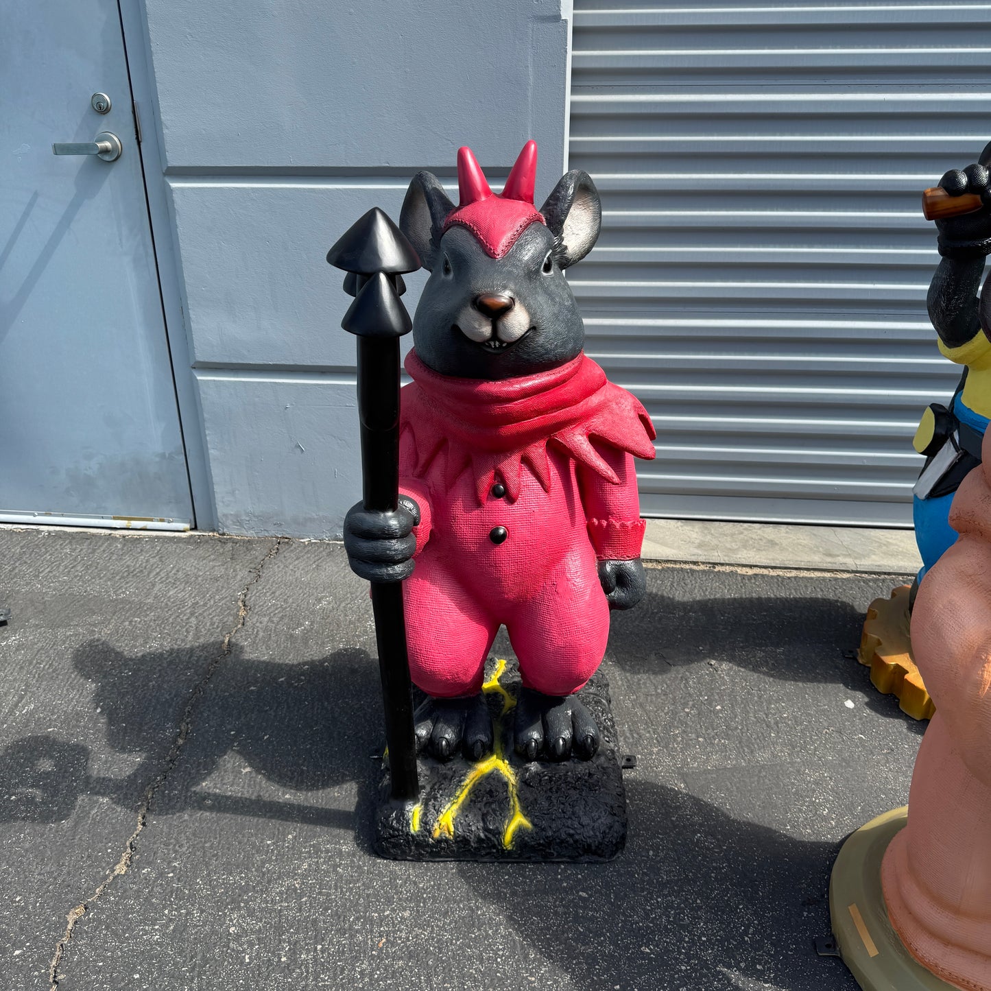 Devil Mouse Halloween Statue