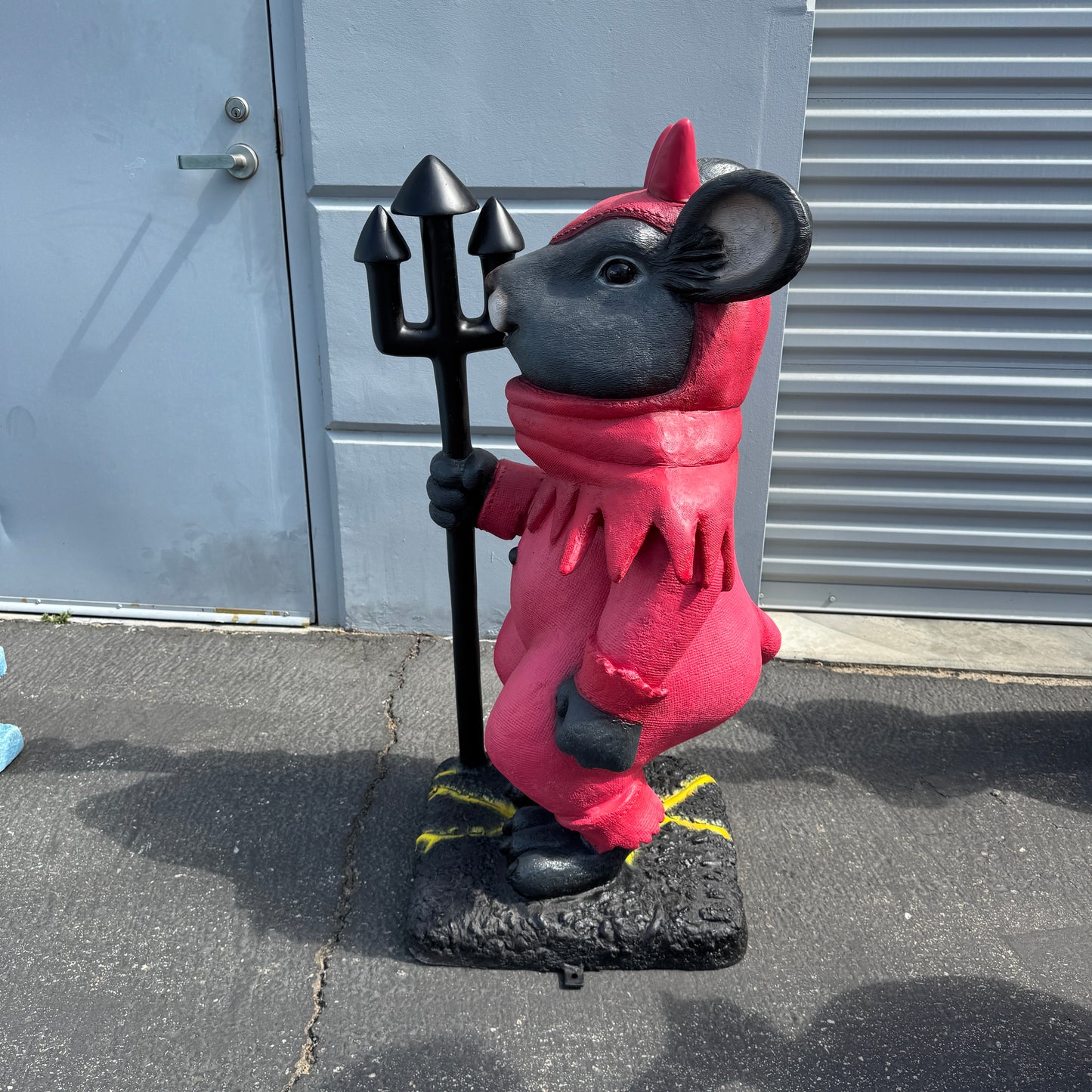 Devil Mouse Halloween Statue