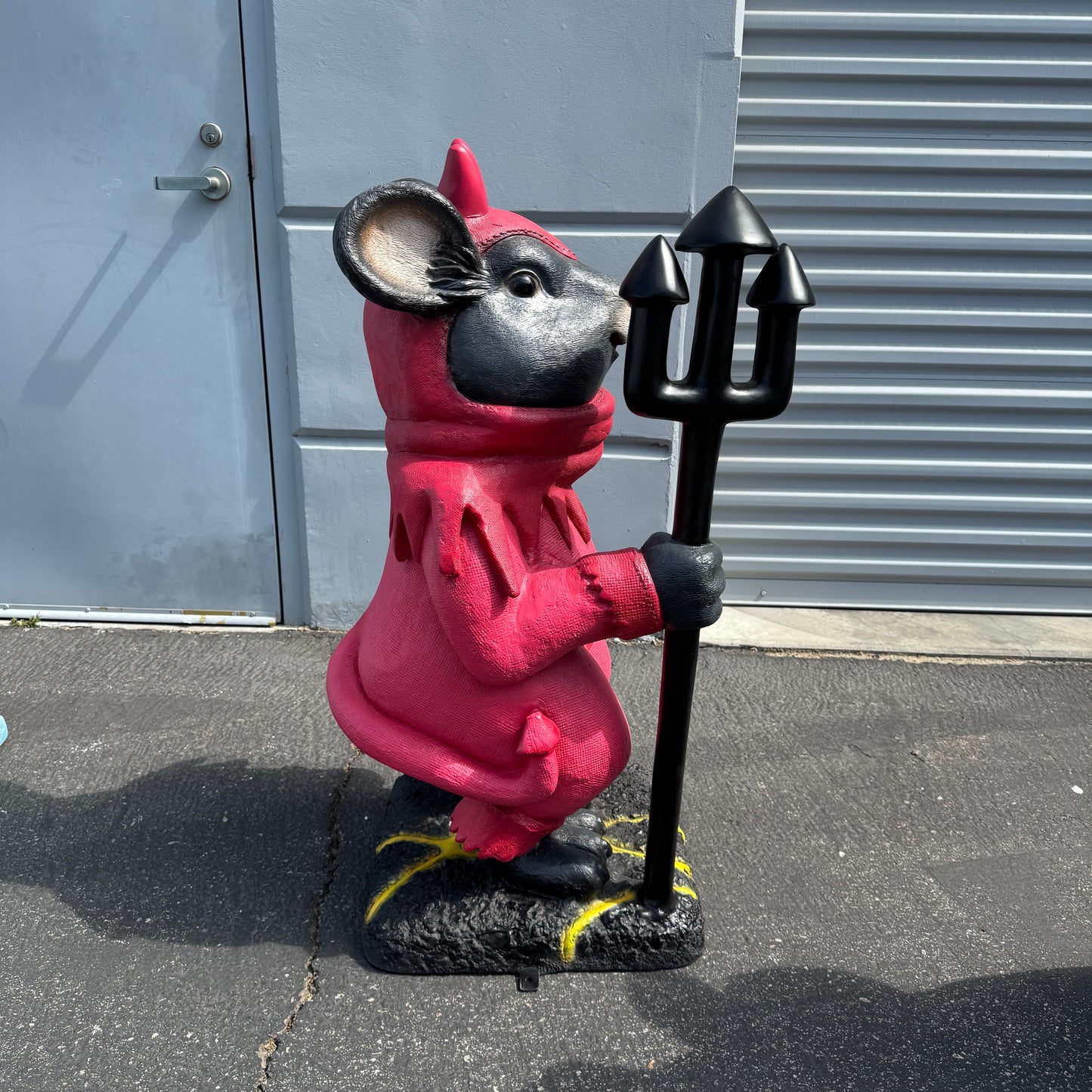 Devil Mouse Halloween Statue