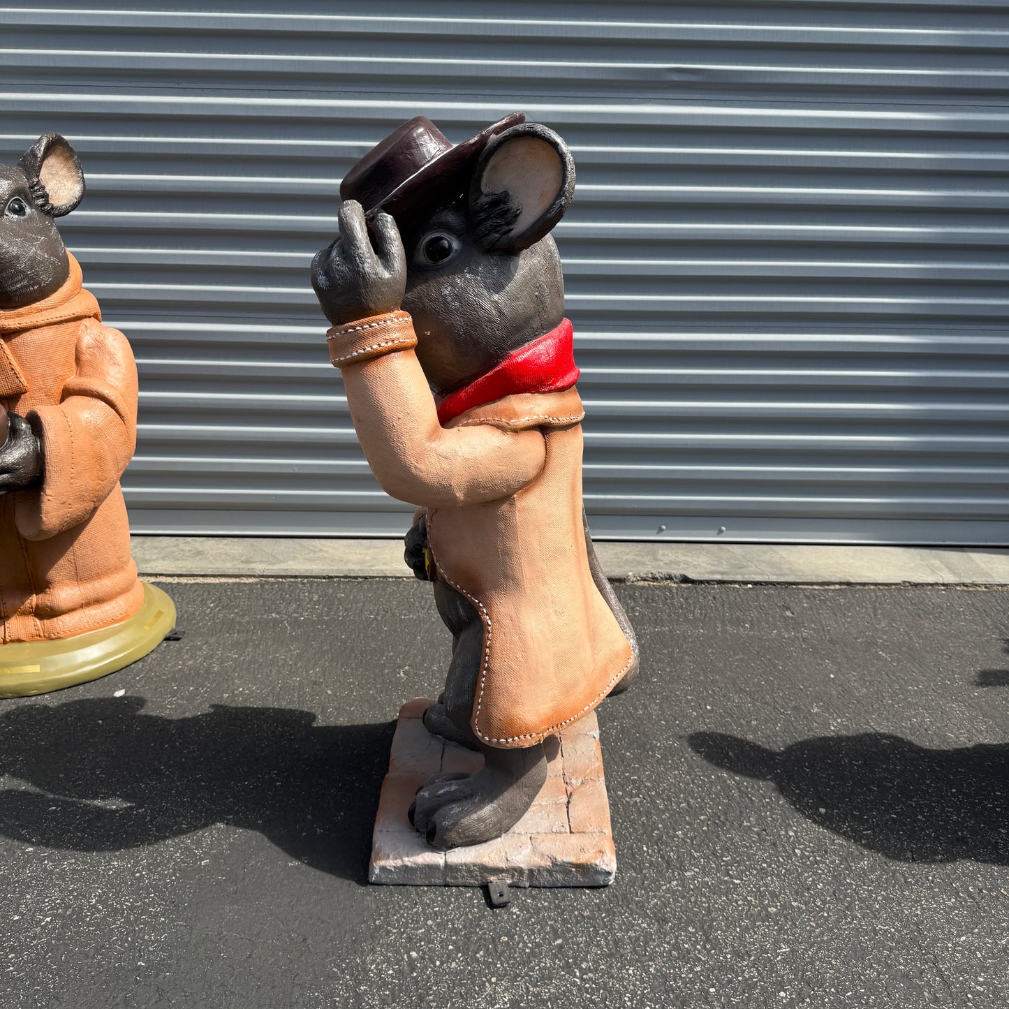 Cowboy Detective Mouse Halloween Statue