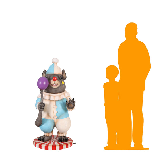 Killer Clown Mouse Halloween Statue