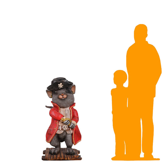 Pirate Mouse Halloween Statue S0302P-7556-T