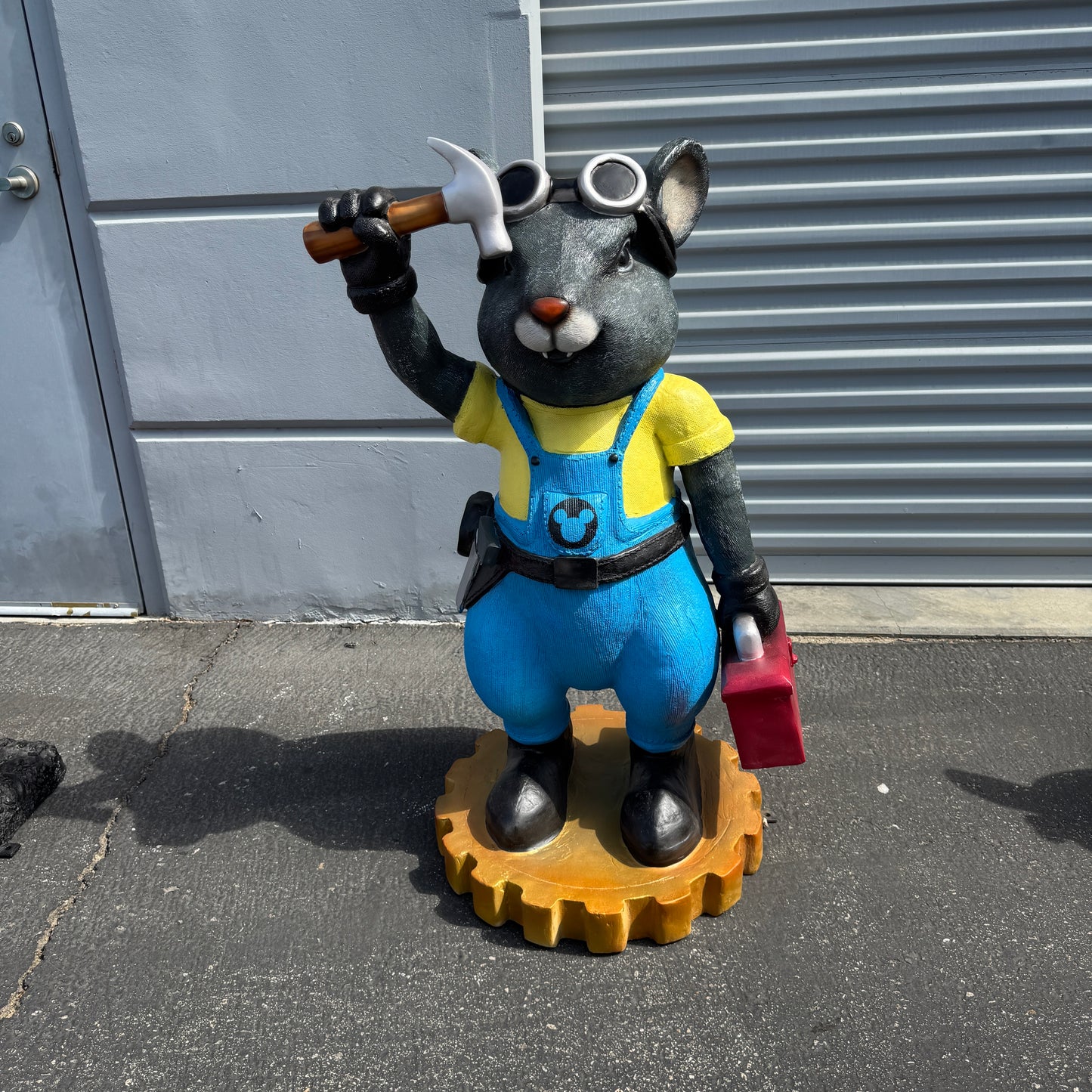 Carpenter Minion Mouse Halloween Statue