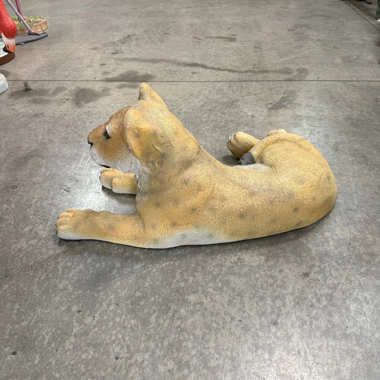 Lion Cub Laying Statue A0140-080116-H