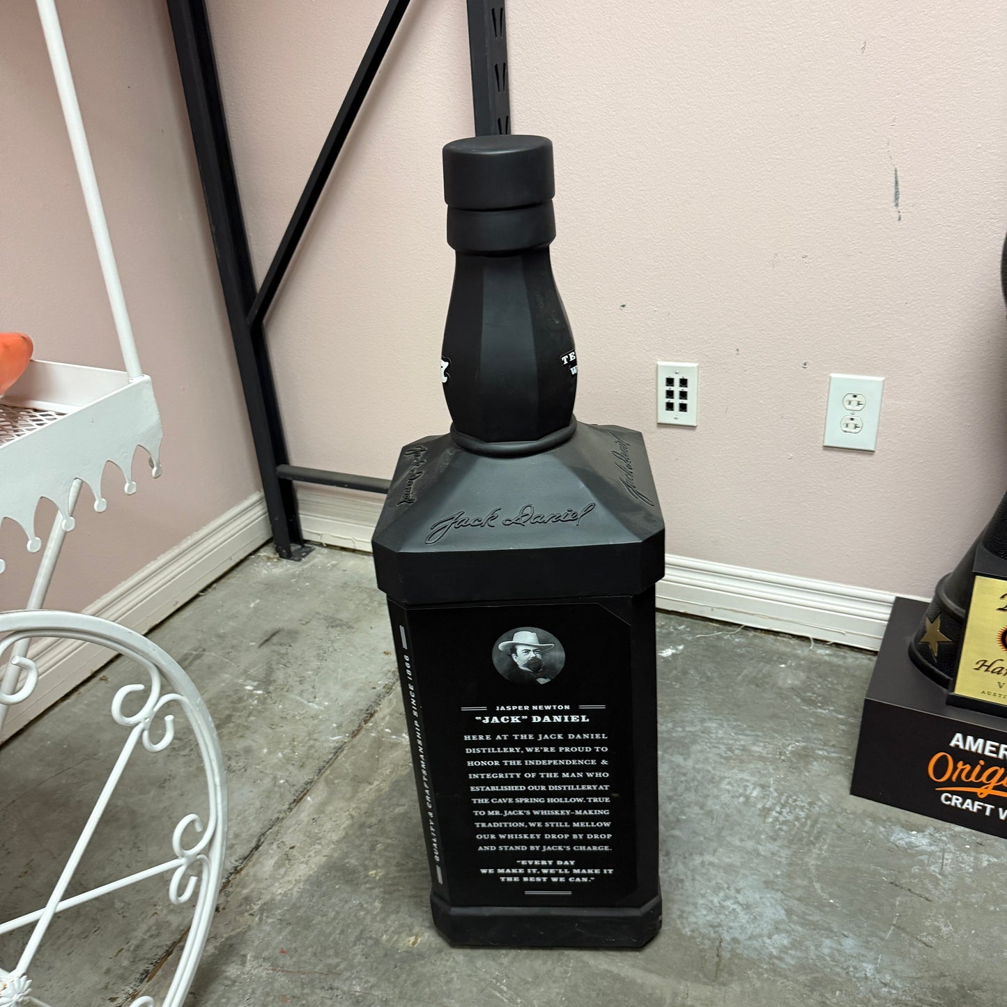 Jack Daniels Bottle Over Sized Statue