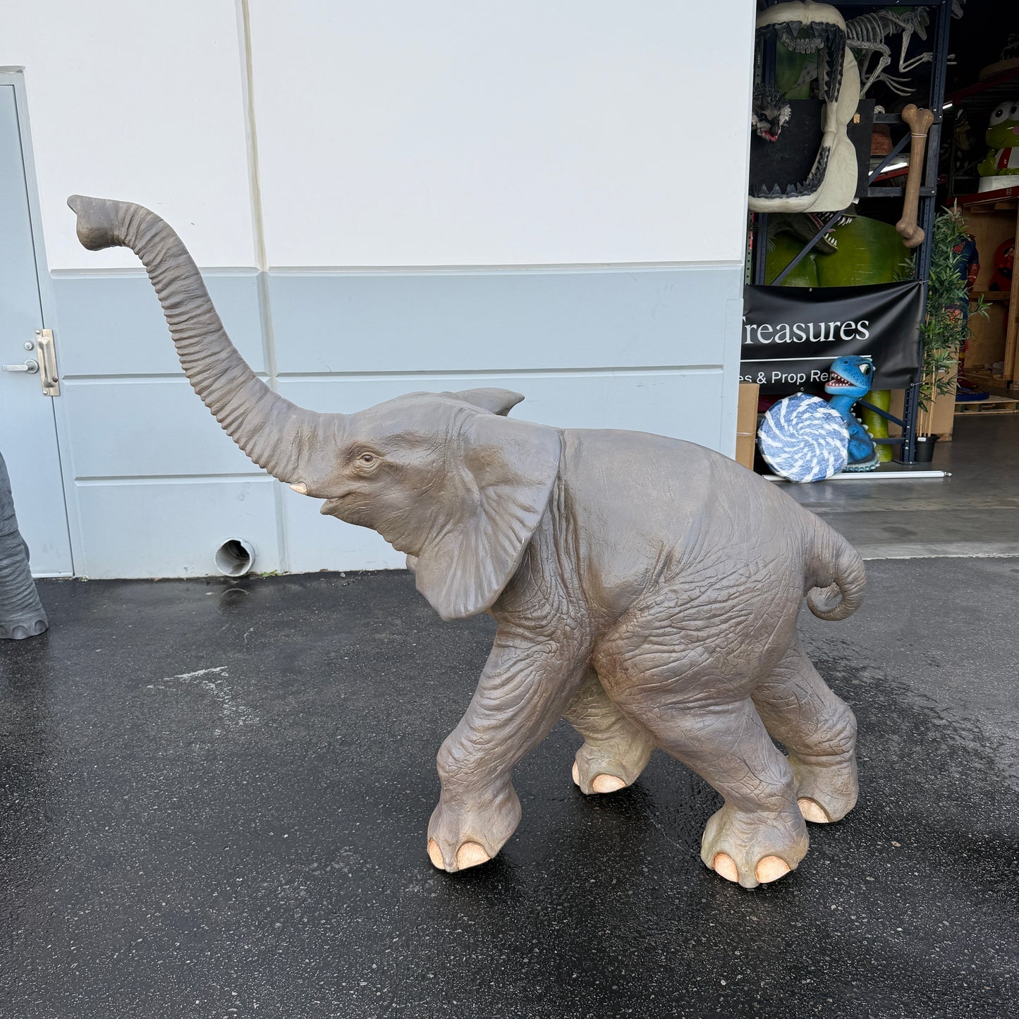 Walking Elephant Statue
