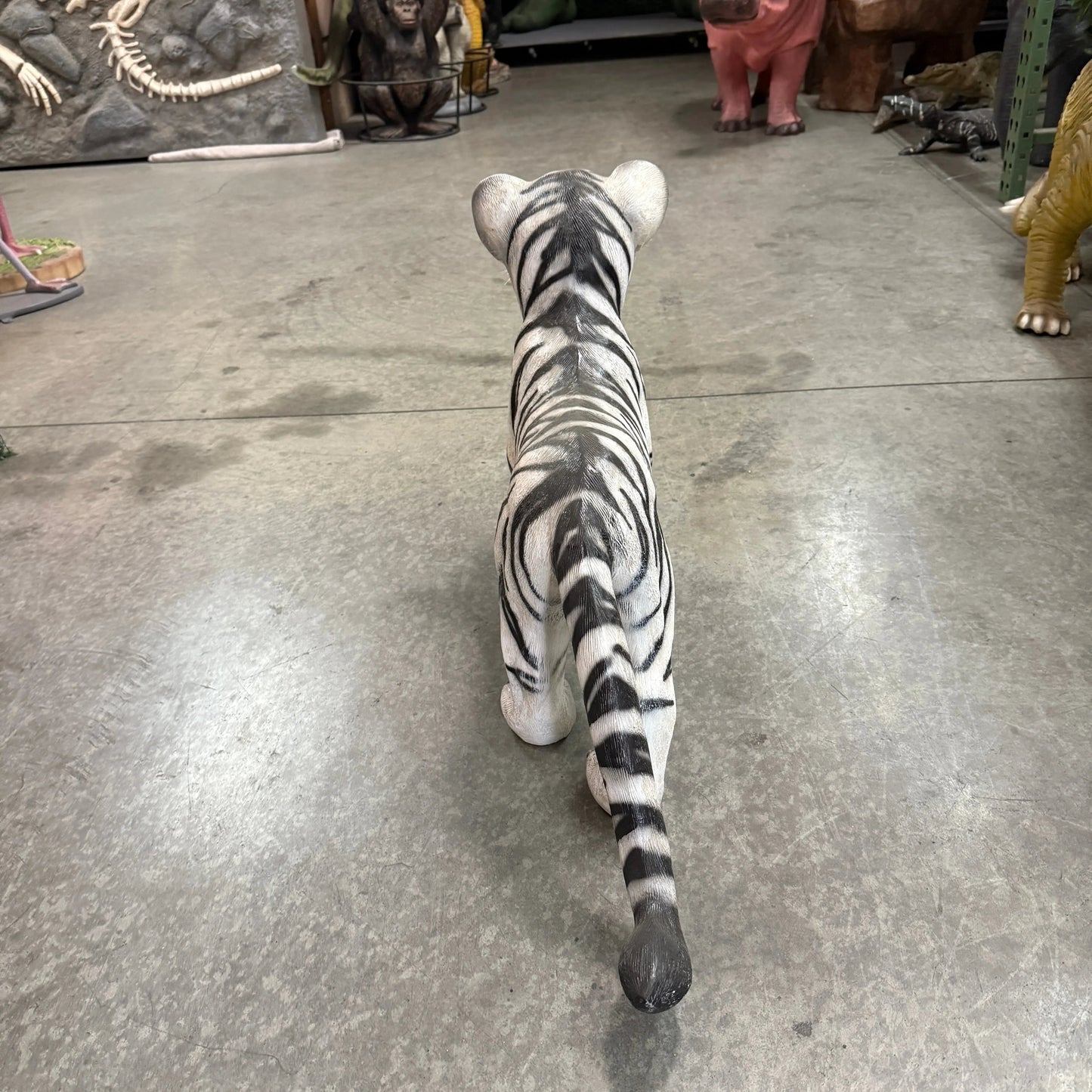 Siberian Tiger Cub Standing Statue A0313-110124-H