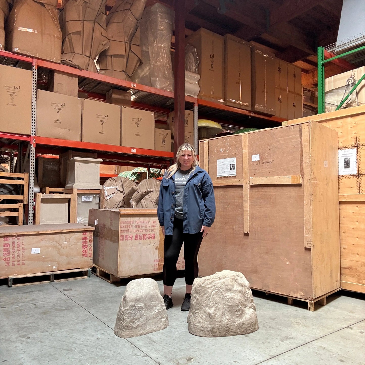 Large Plastic Rock Statue PO-ROCKLG-P