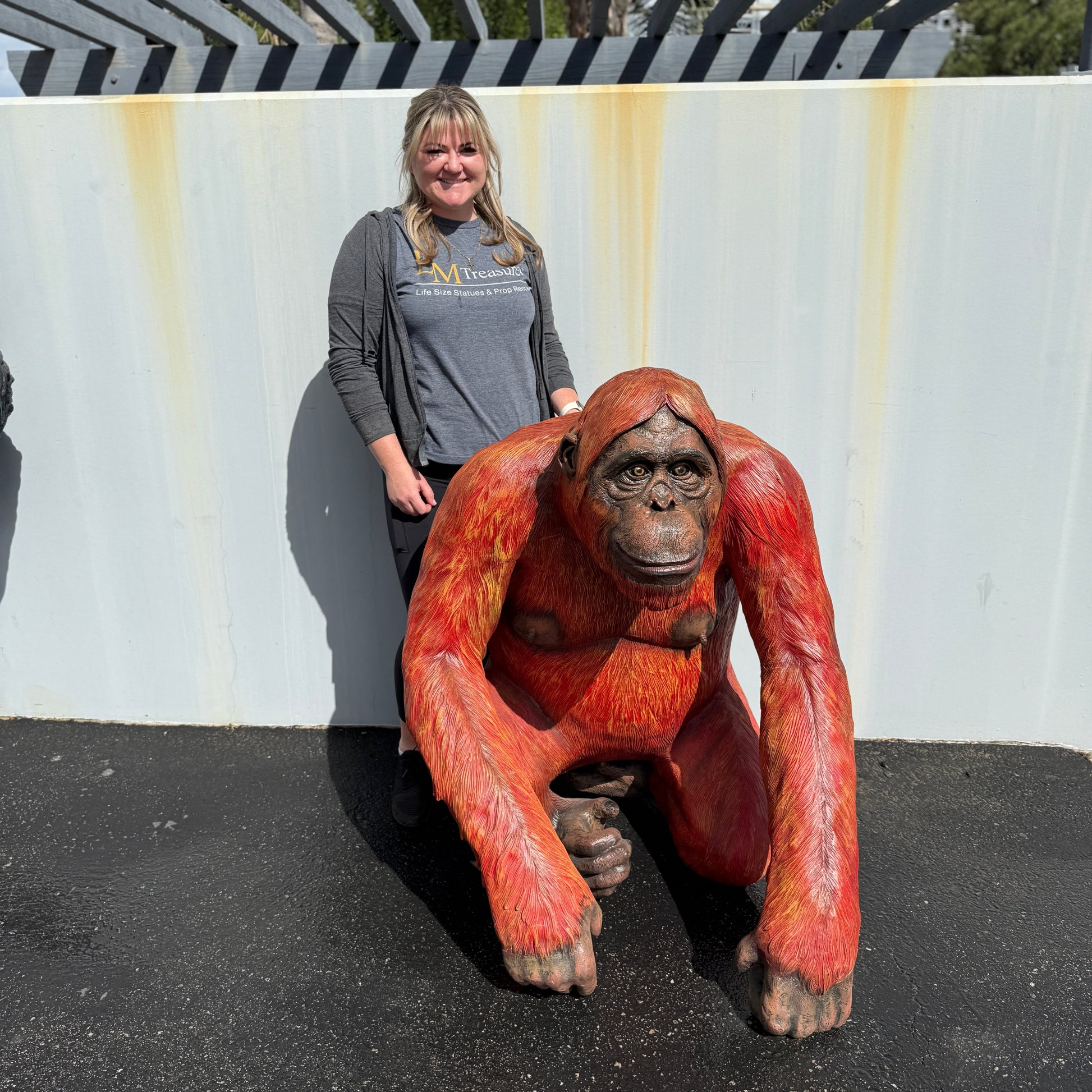 Orangutan Statue A0766-R014-PT