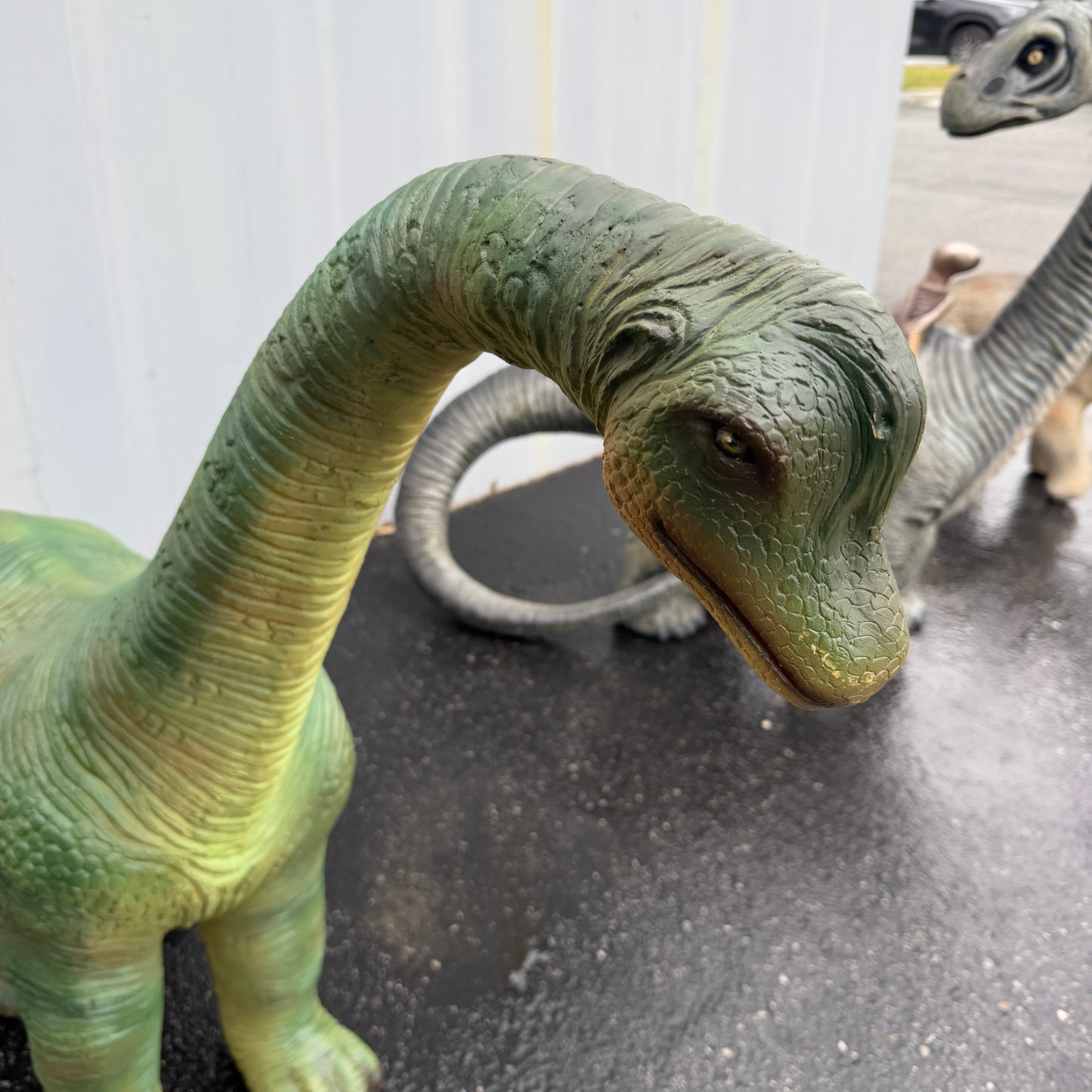 Small Brachiosaurus Baby Dinosaur Statue