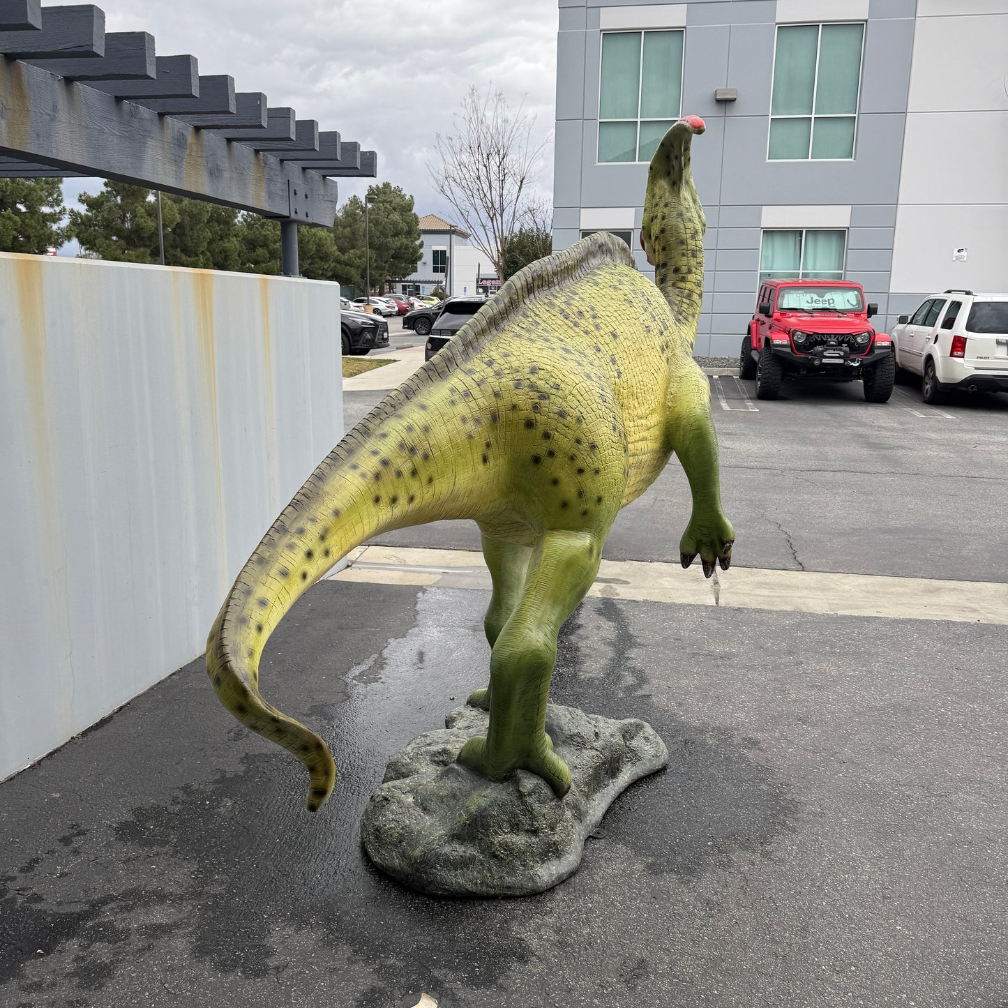 Parasaurolophus Dinosaur Life Size Statue