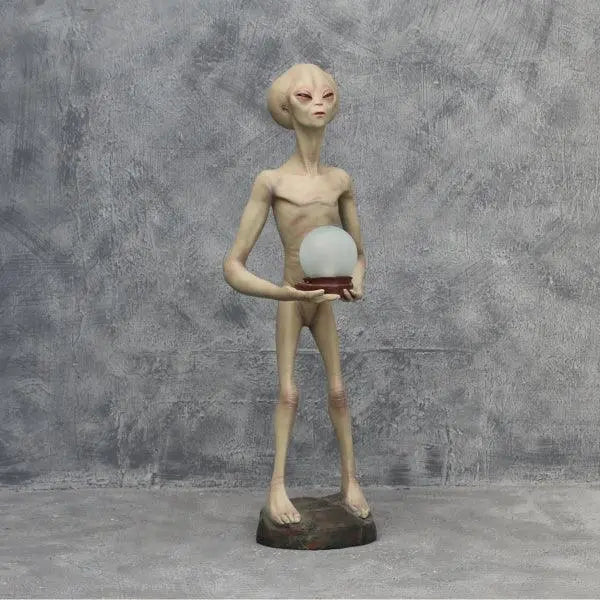 Alien Encounter With Lamp Statue LS245-873-A