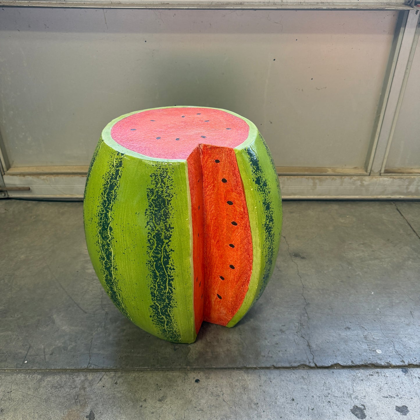 Watermelon Fruit Table Stool Statue