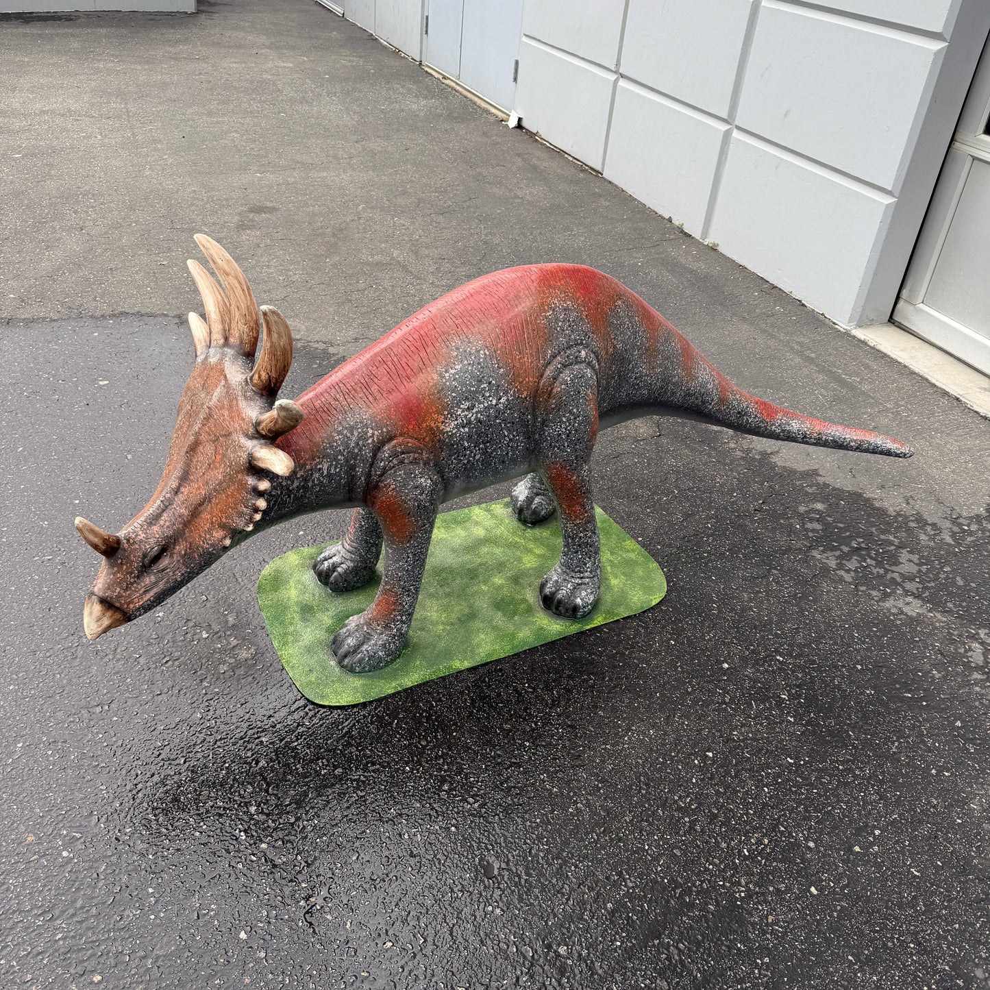 Baby Triceratops Dinosaur Life Size Statue