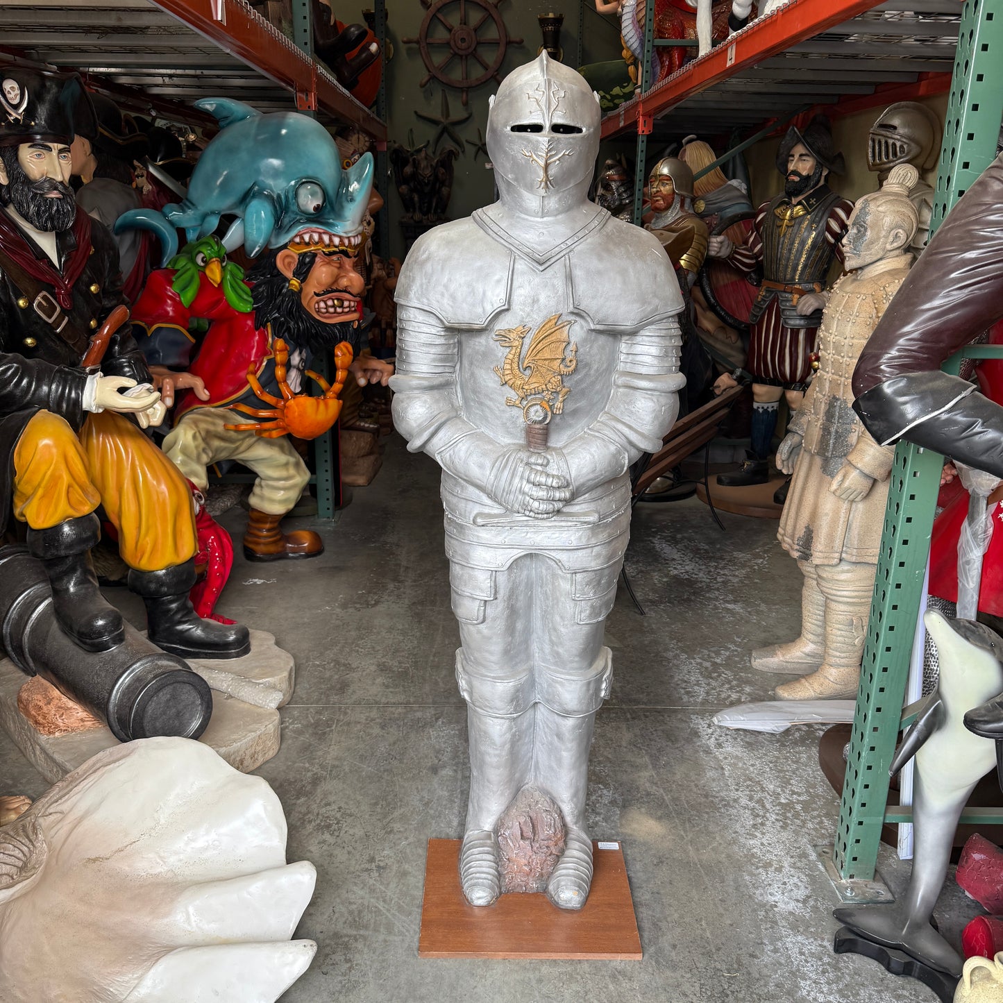 Knight Life Size Foam Statue