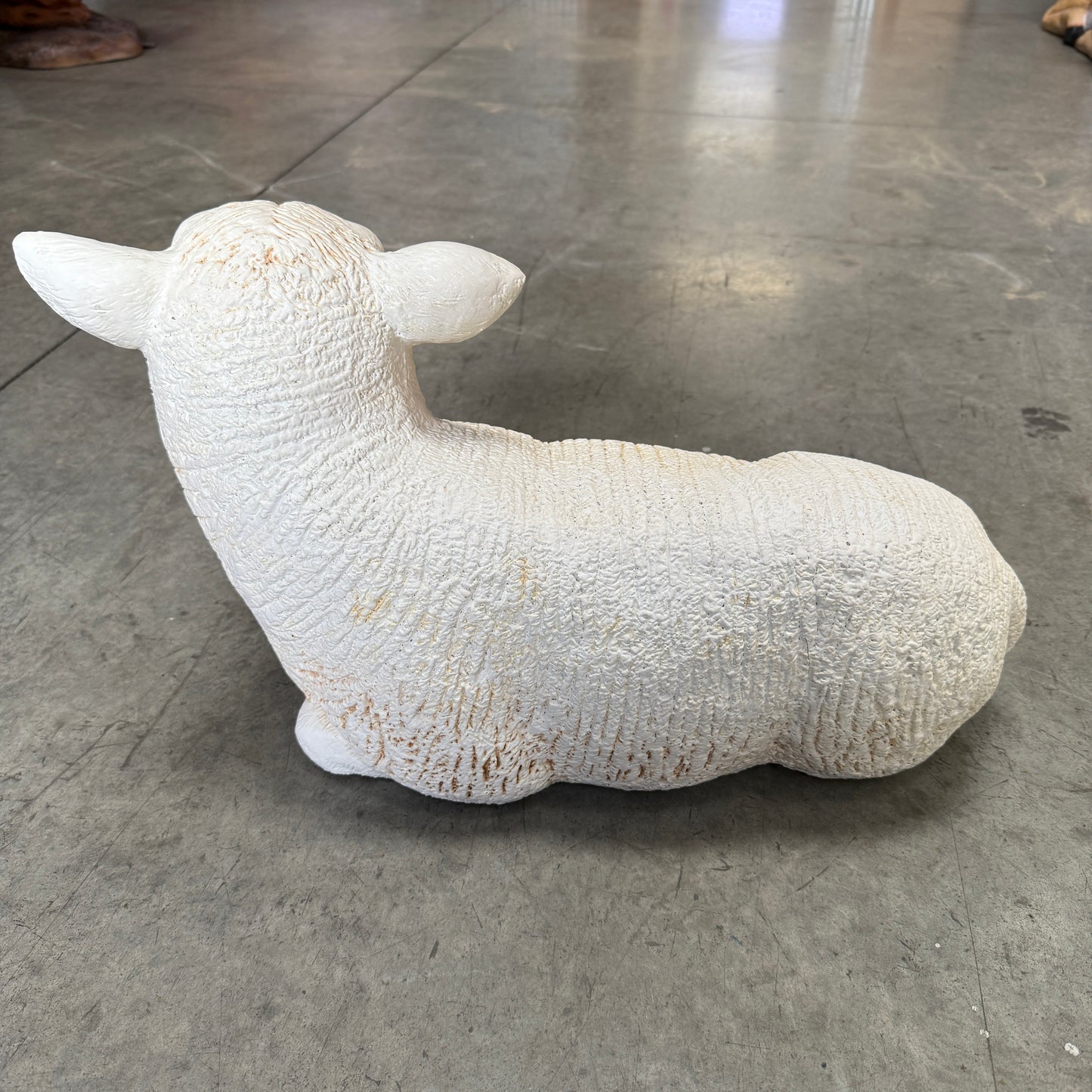 Texelaar Baby Lamb Laying Statue