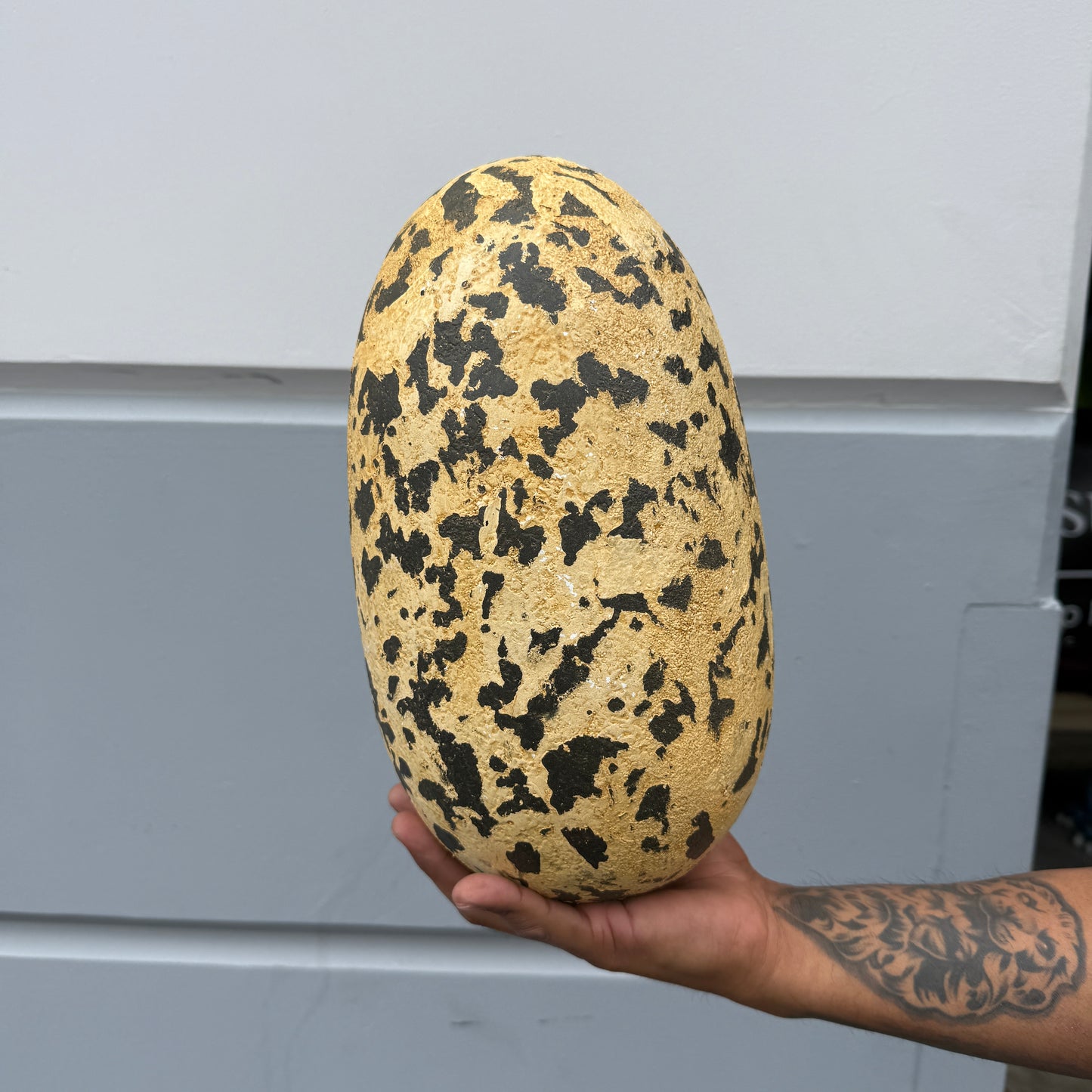 Theropod Dinosaur Egg Statue
