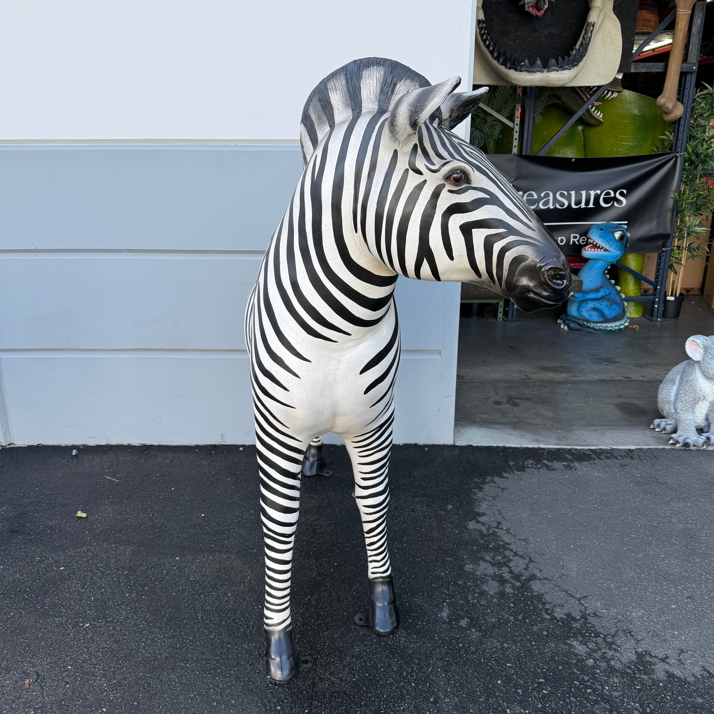 Zebra Life Size Statue