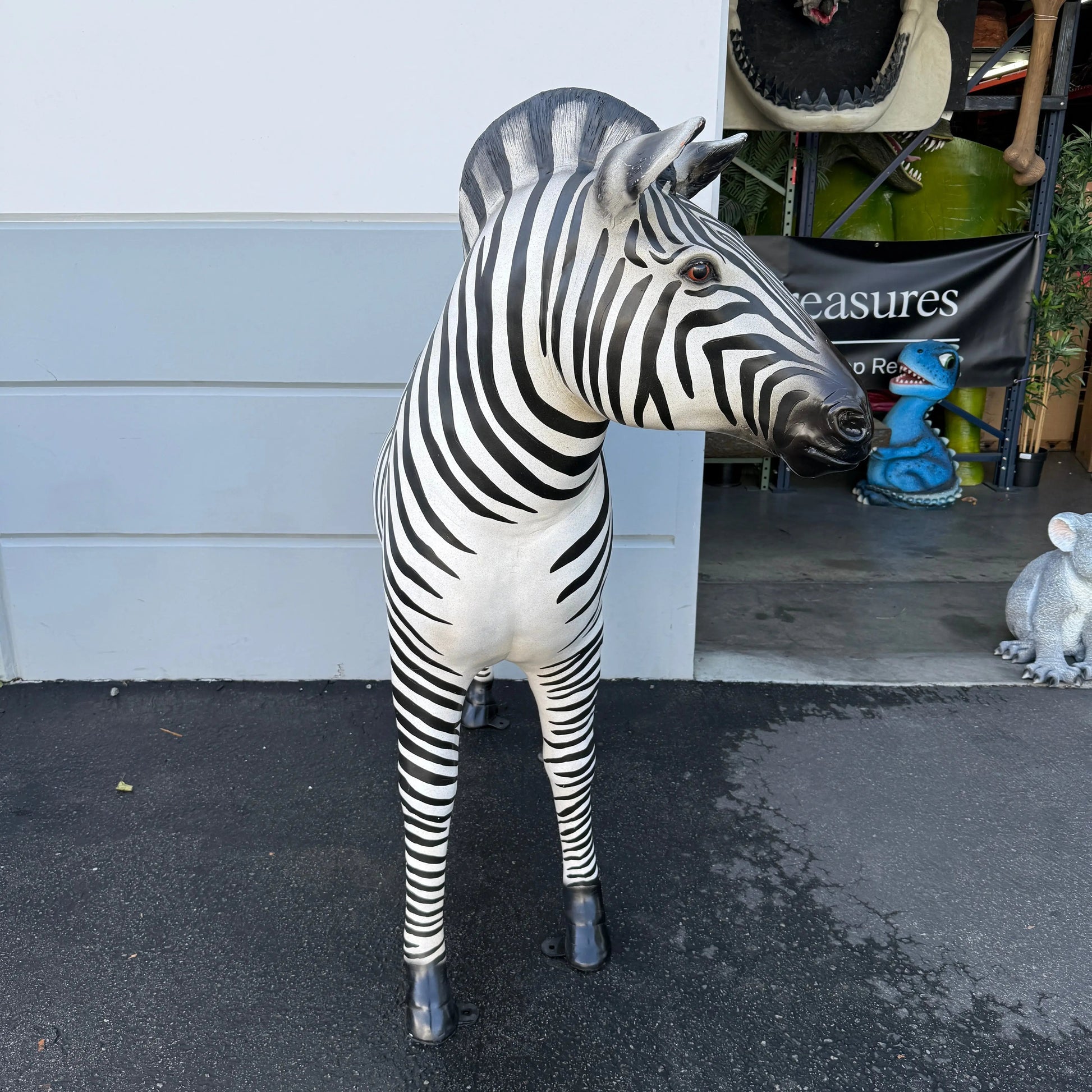 Zebra Life Size Statue A0219-110075-H