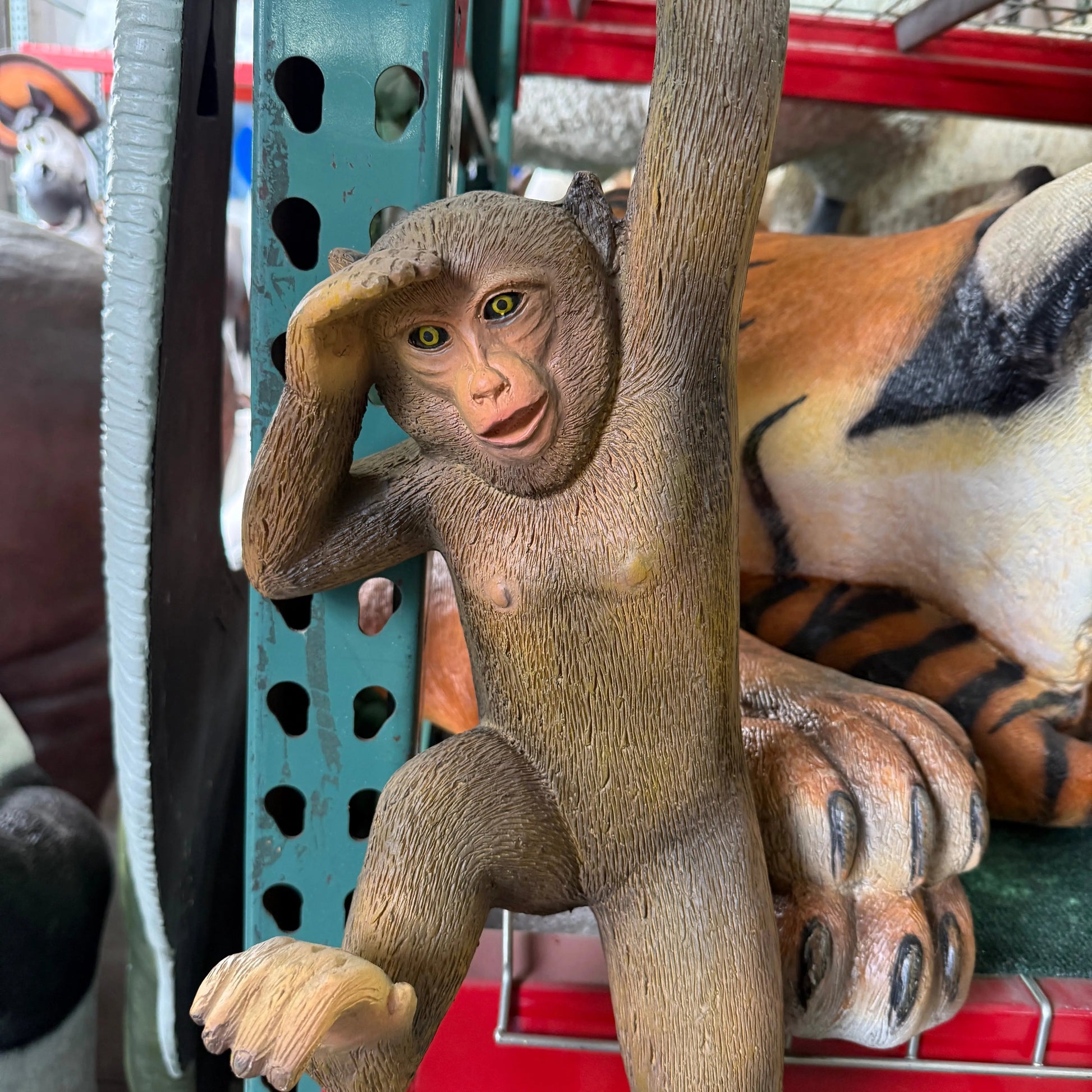 Monkey Pilo Statue A0722-R256-PT