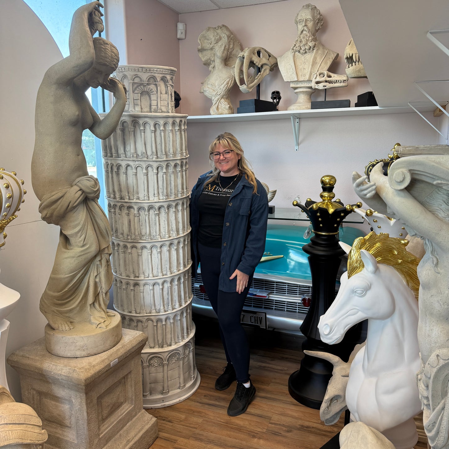 Leaning Tower Of Pisa Life Size Statue