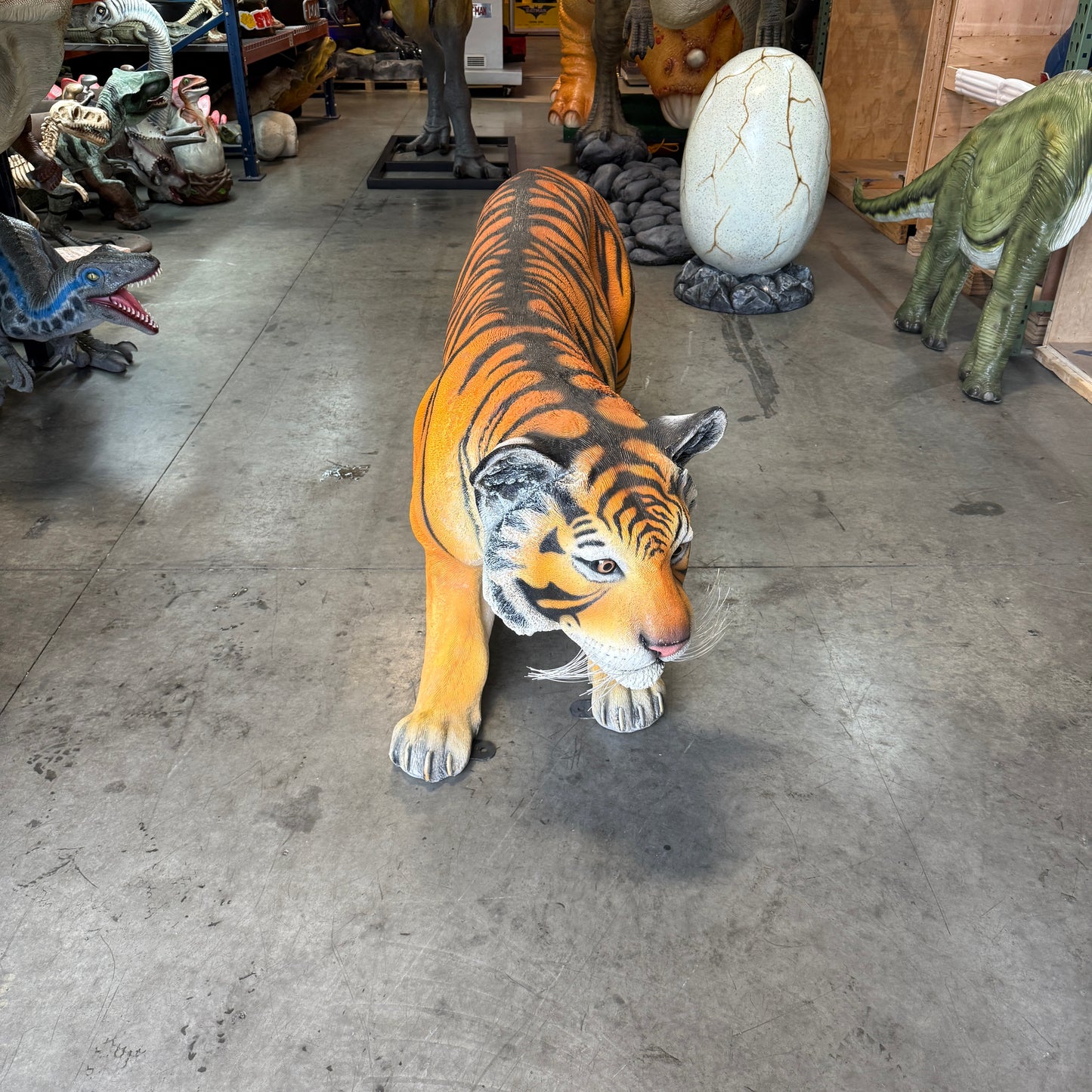 Crouching Tiger Statue