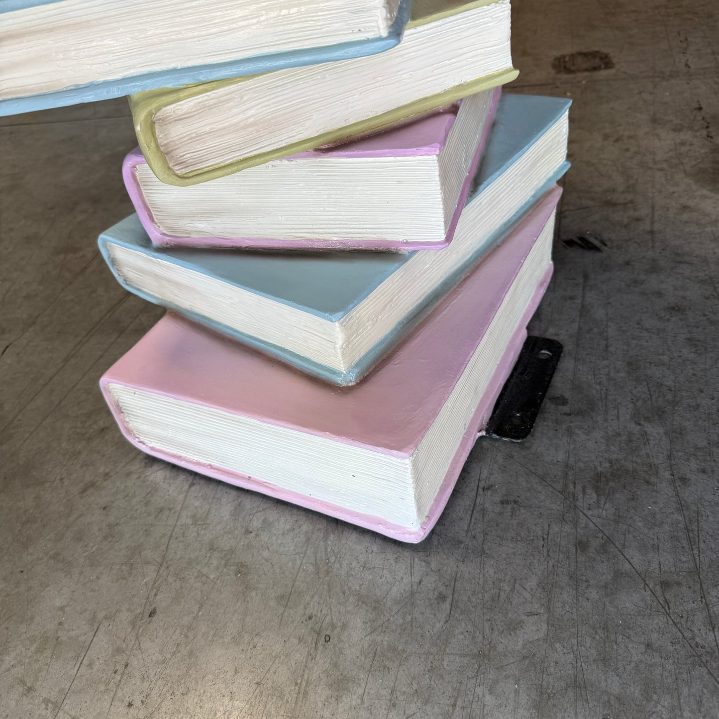 Large Stacked Books Statue