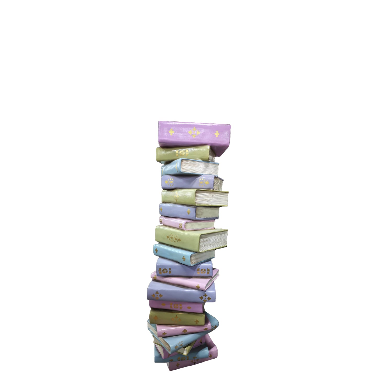 Large Stacked Books Statue