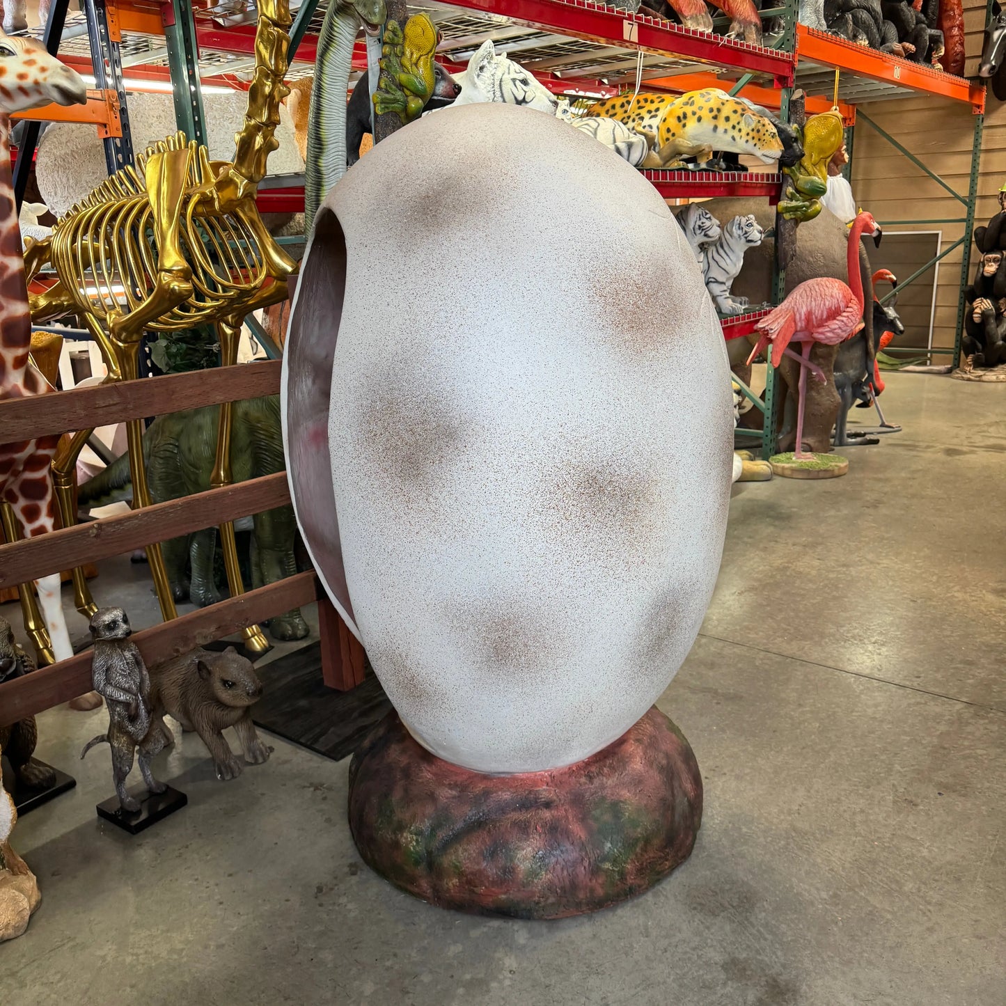 Large Dinosaur Egg Photo Op Statue A0883-ABJ-A