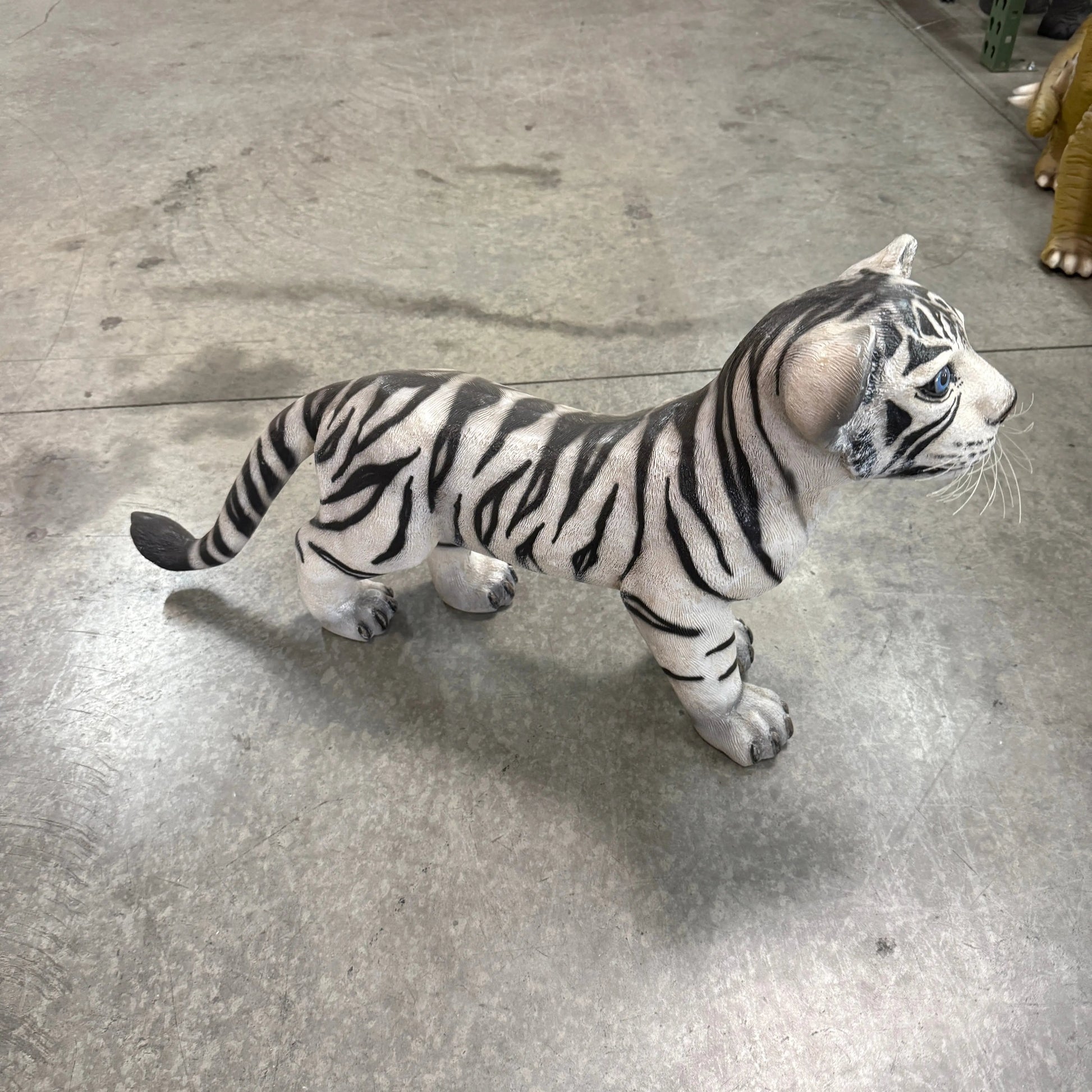Siberian Tiger Cub Standing Statue A0313-110124-H