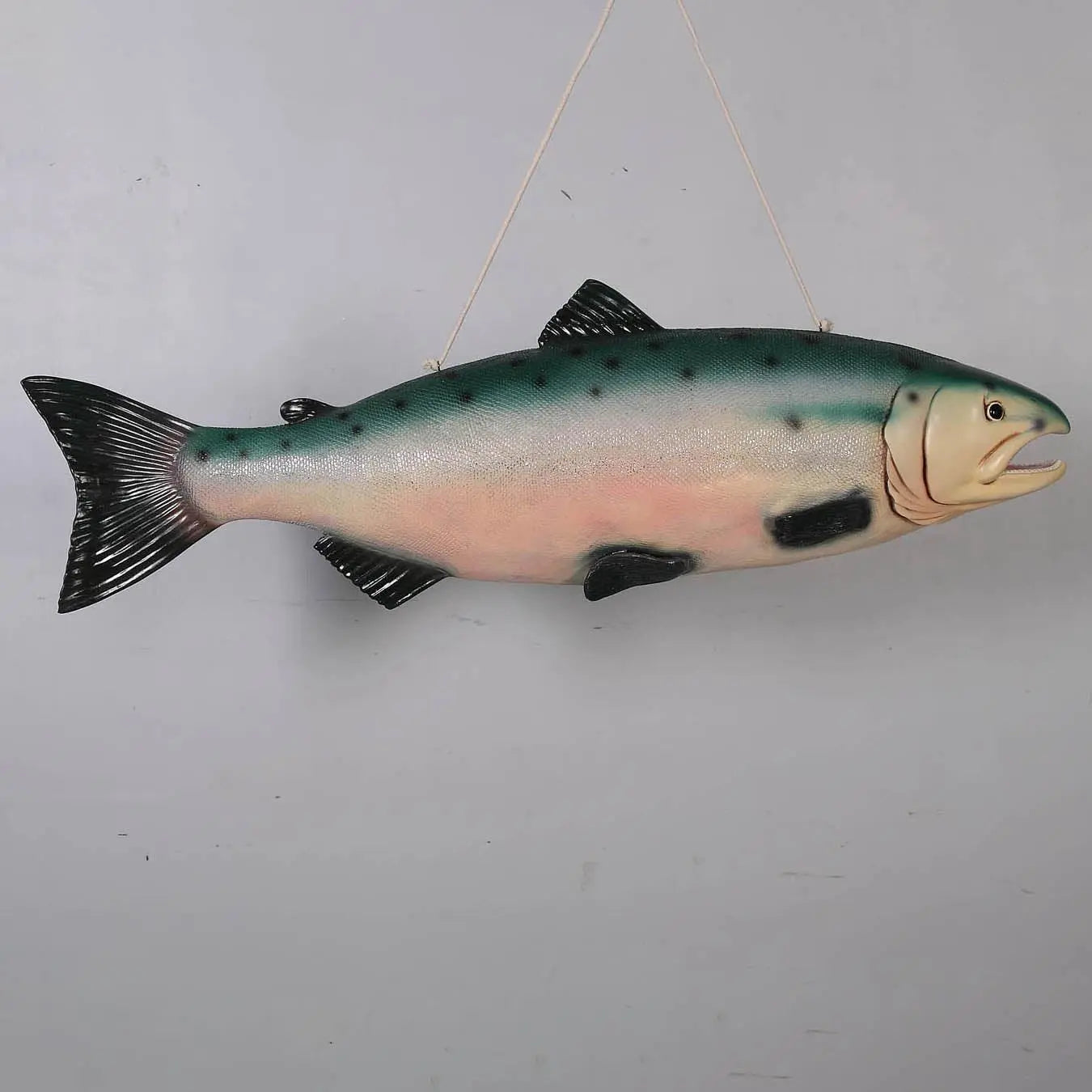 Salmon Fish Hanging Statue A0763-AFHAS-H