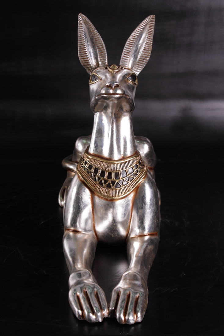 Egyptian Dog Jackal God Statue