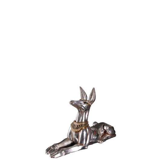 Egyptian Dog Jackal God Statue E0032-AFPHH-H