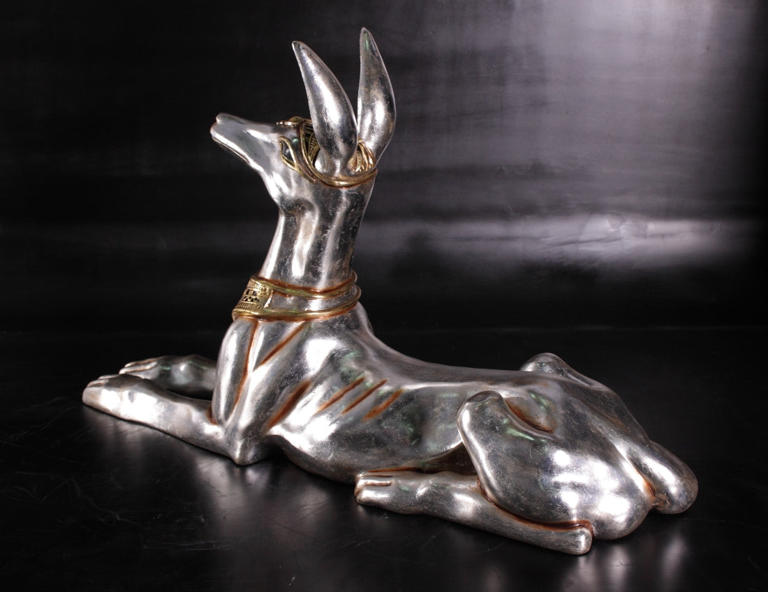 Egyptian Dog Jackal God Statue