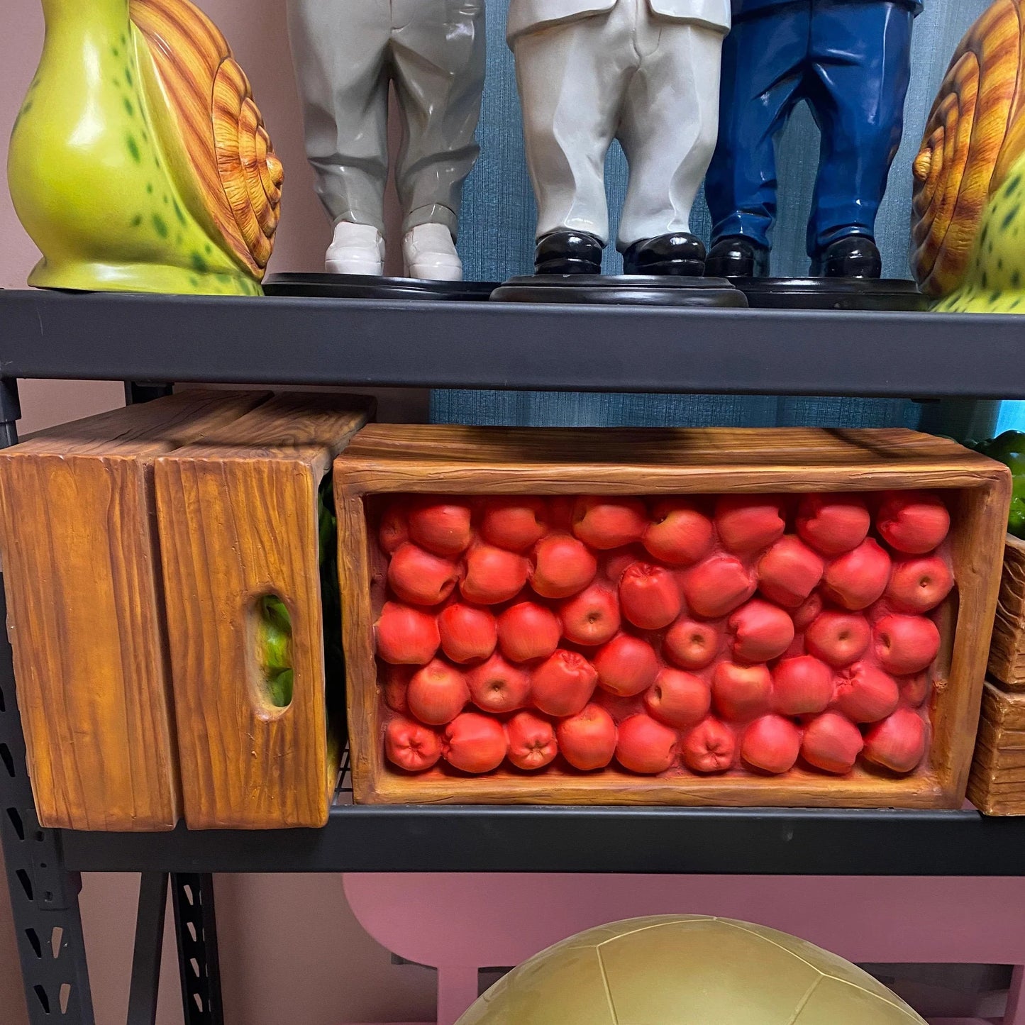 Case Of Red Apples Statue