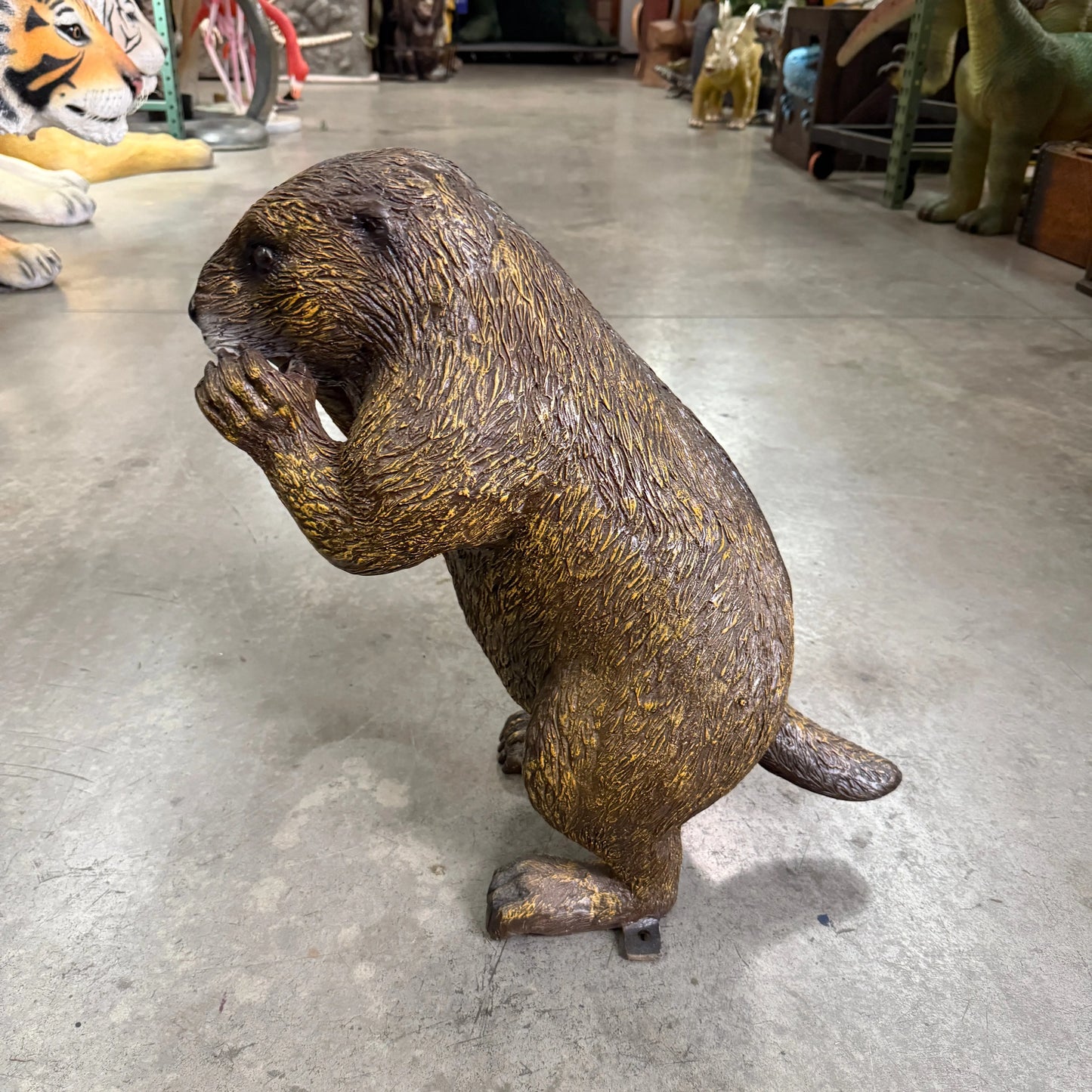 Standing Groundhog Statue A0109-4113-T