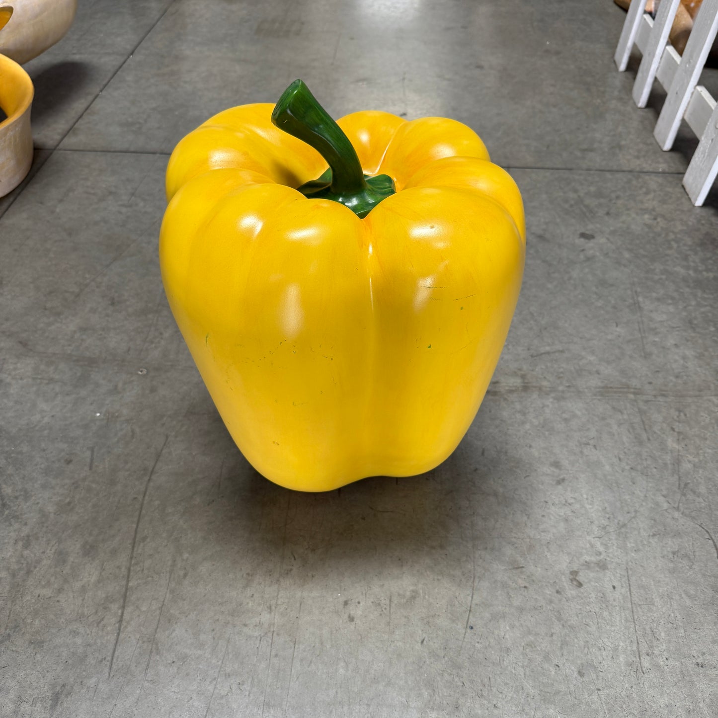 Yellow Bell Pepper Statue