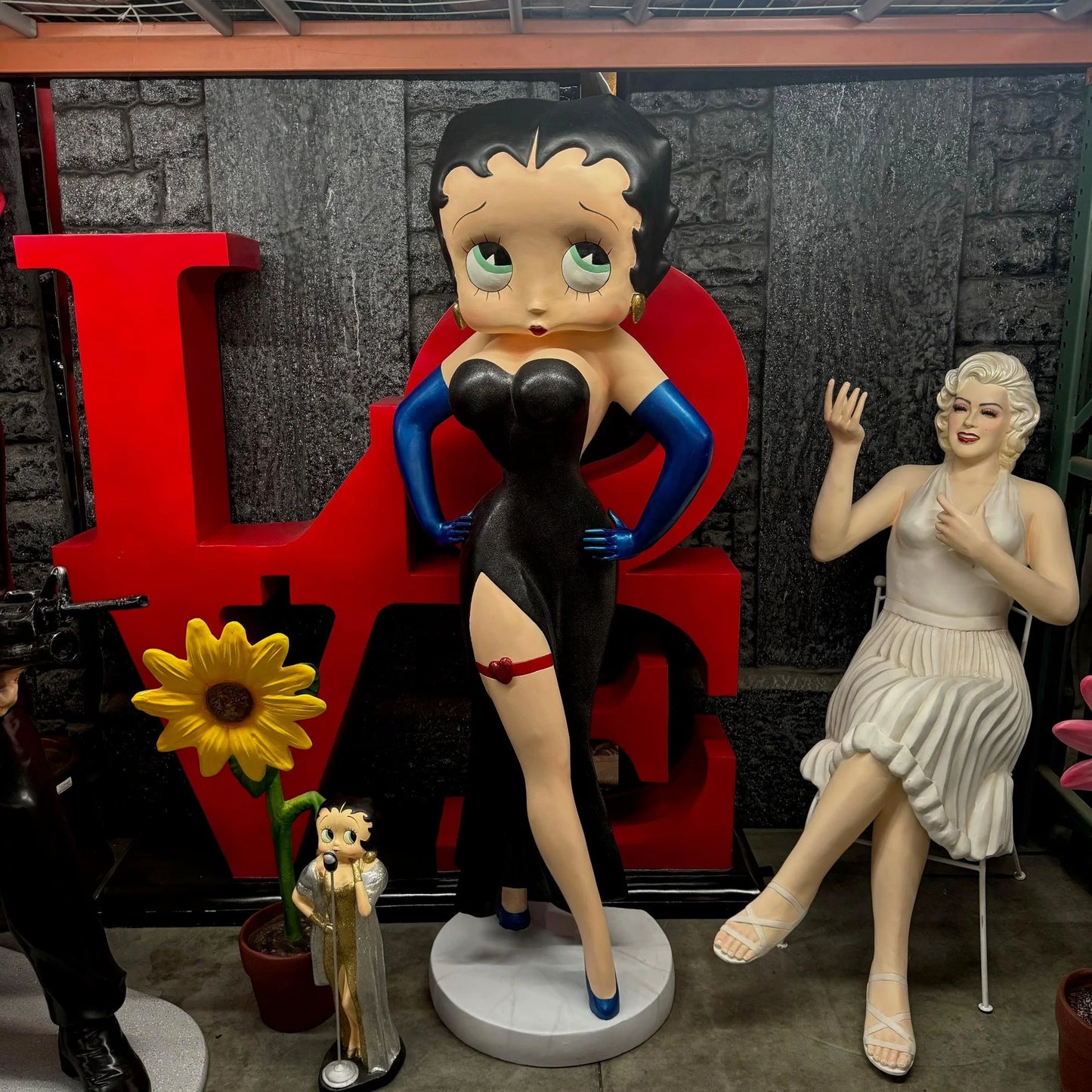 Betty Boop In Black Statue