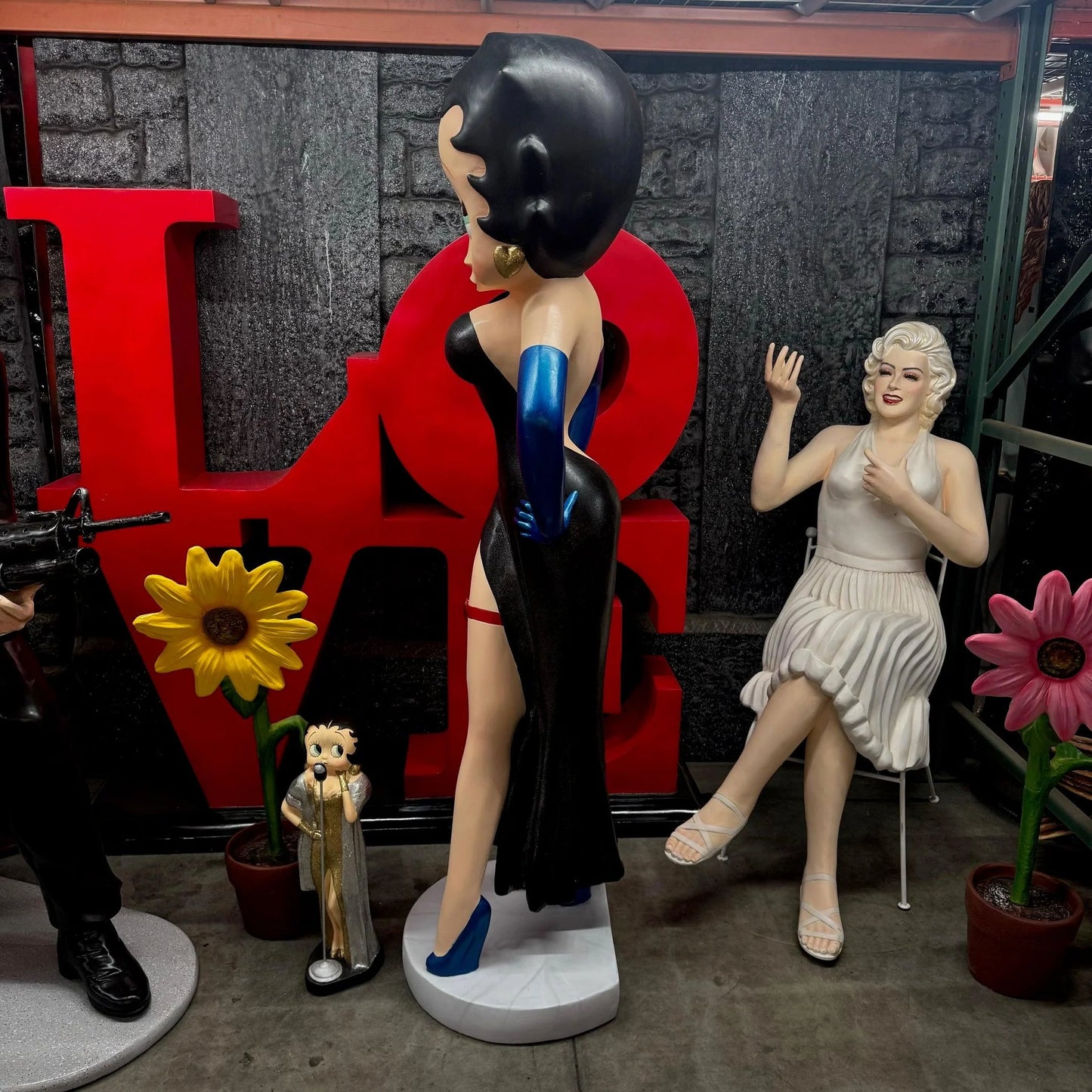 Betty Boop In Black Statue