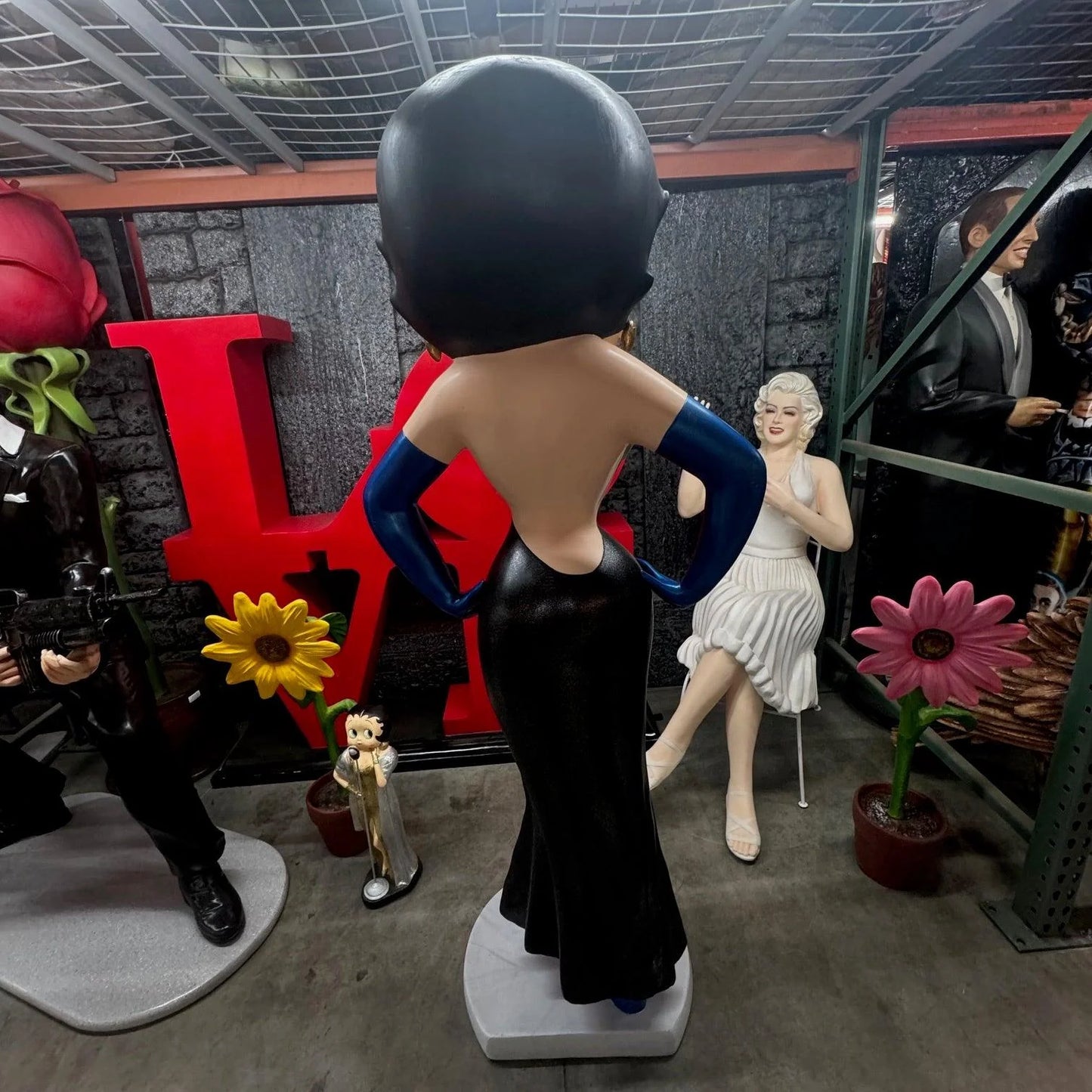 Betty Boop In Black Statue