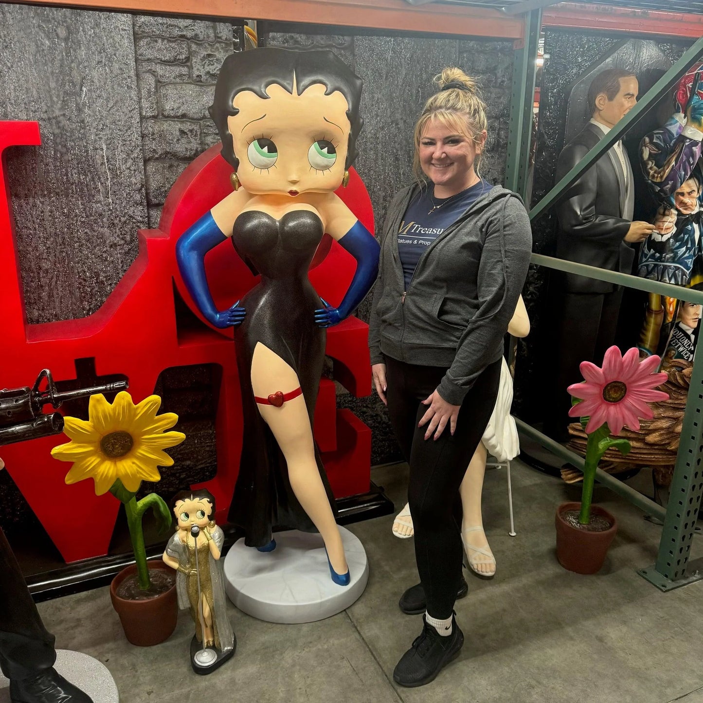 Betty Boop In Black Statue