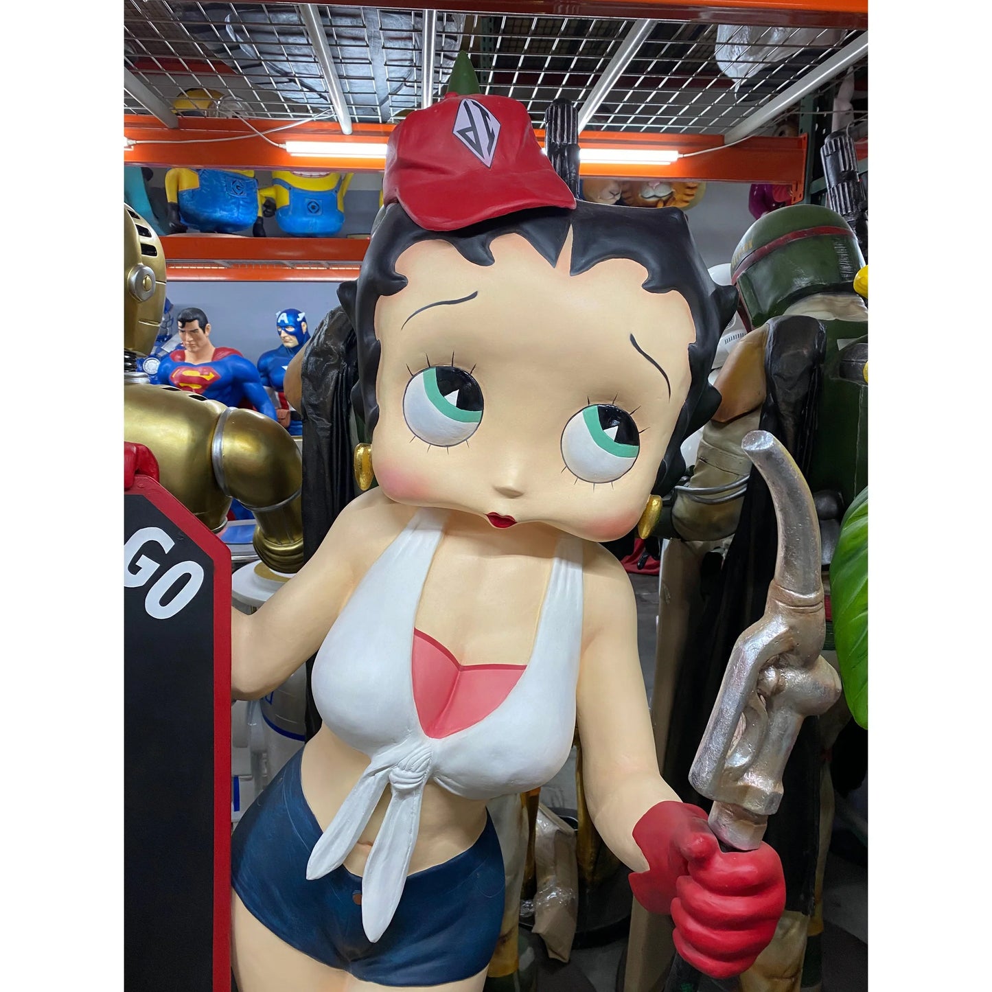 Betty Boop Gasoline Statue