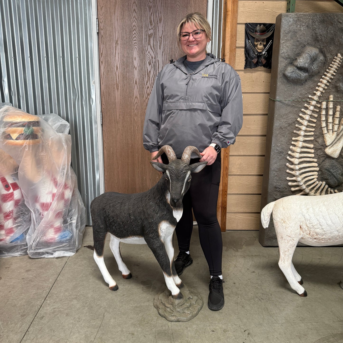 Black Billy Goat Statue