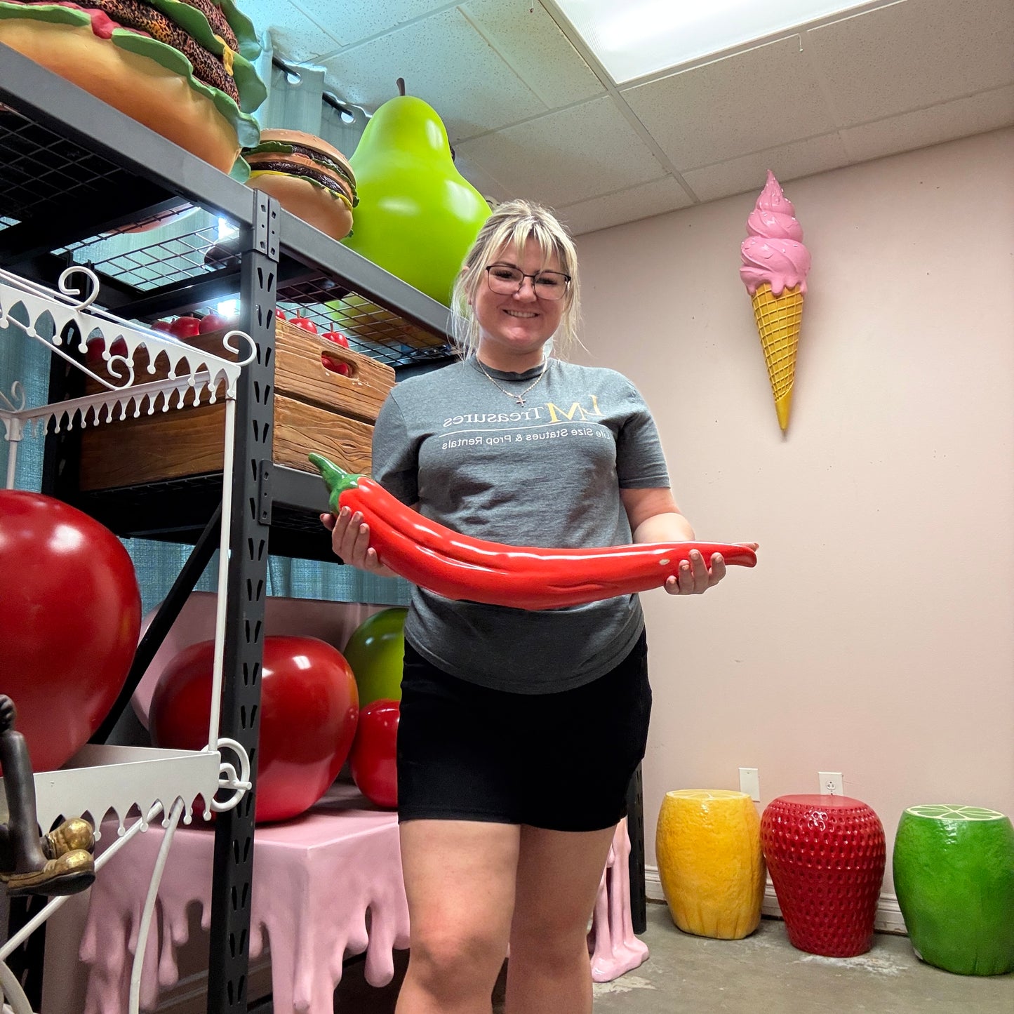 Chili Pepper Statue